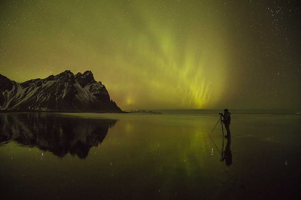 Canon EF 16-35mm F2.8L II USM sample photo. With the aurora photography