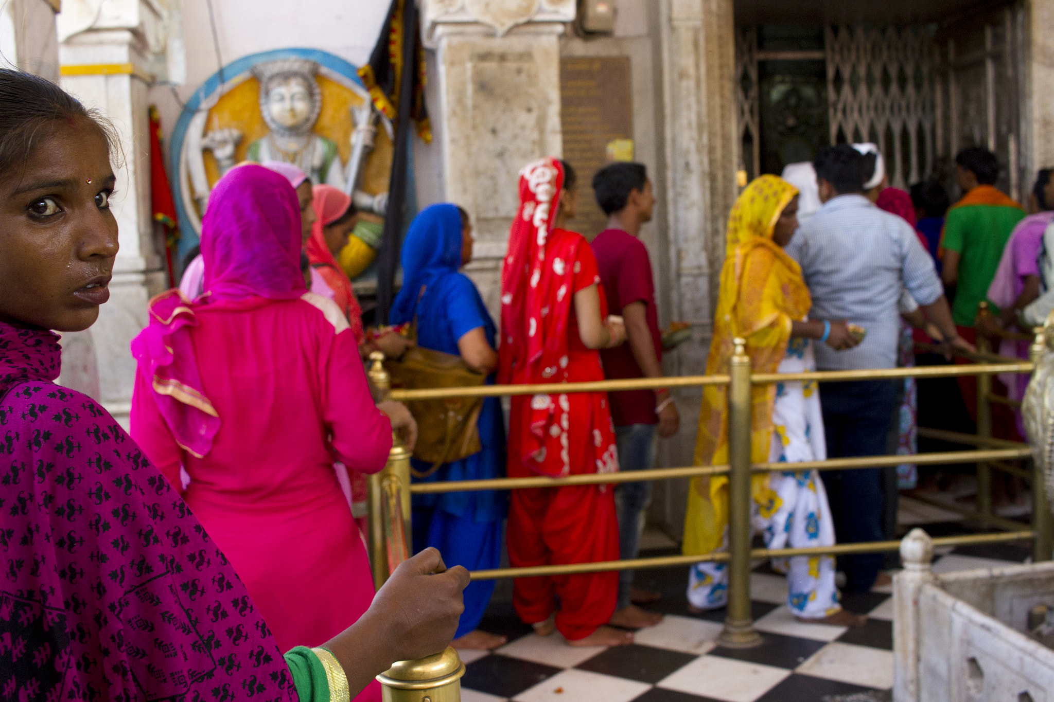 Canon EF-S 24mm F2.8 STM sample photo. Line to pray.jpg photography