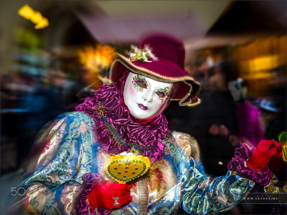 Minolta AF 80-200mm F2.8 HS-APO G sample photo. Editorial, 4 march 2017: rosheim, france: venetian carnival mask photography