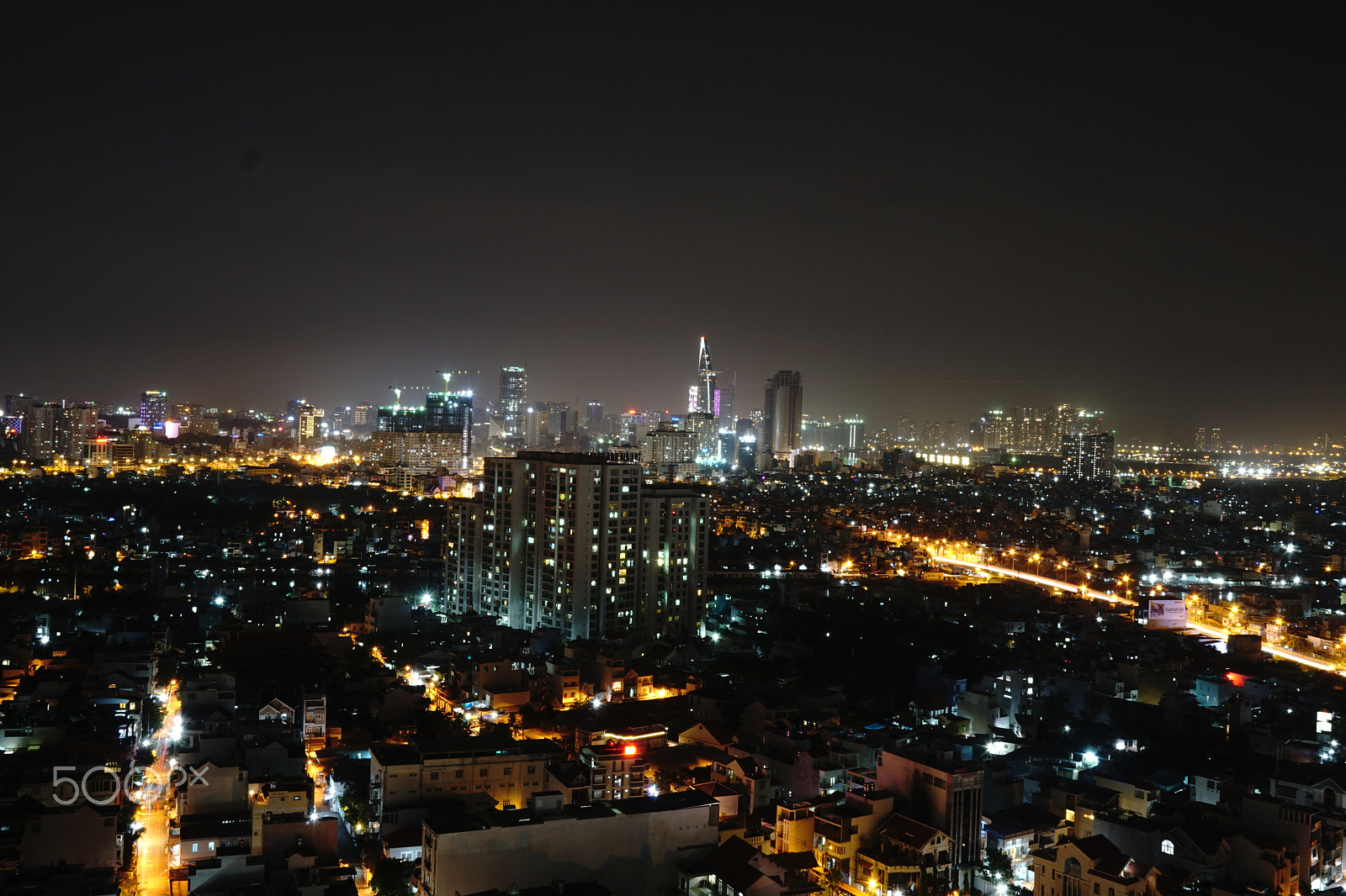 Sony a6000 sample photo. Saigon by night photography