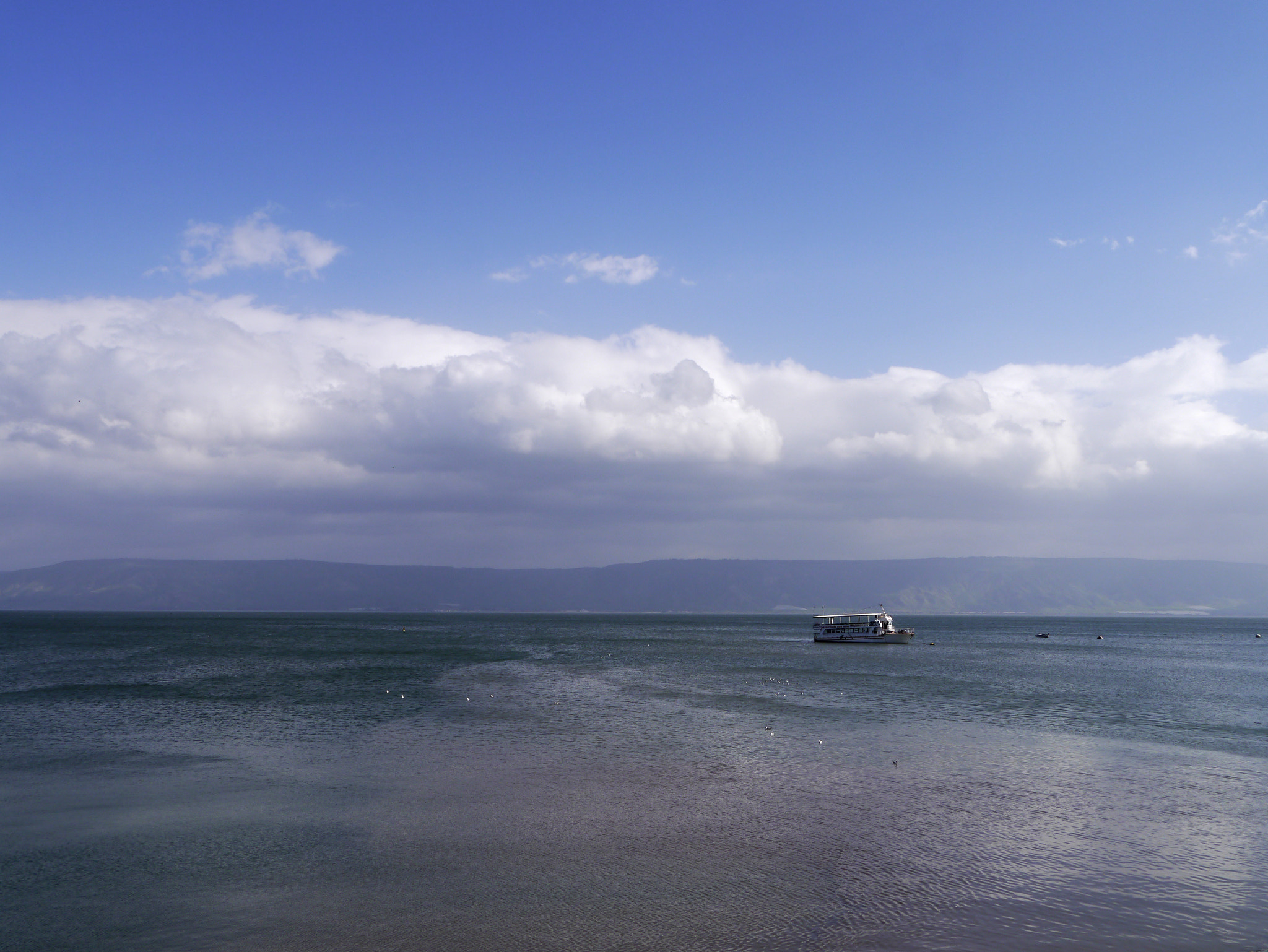 Panasonic Lumix DMC-GX1 + Panasonic Lumix G Vario 14-42mm F3.5-5.6 ASPH OIS sample photo. Sea of galilee photography