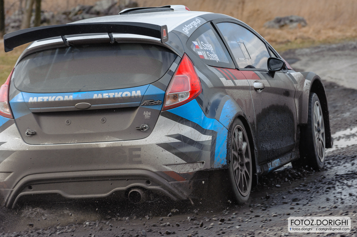 Nikon AF-Nikkor 80-200mm F2.8D ED sample photo. Rally test drive, fiesta r5 photography