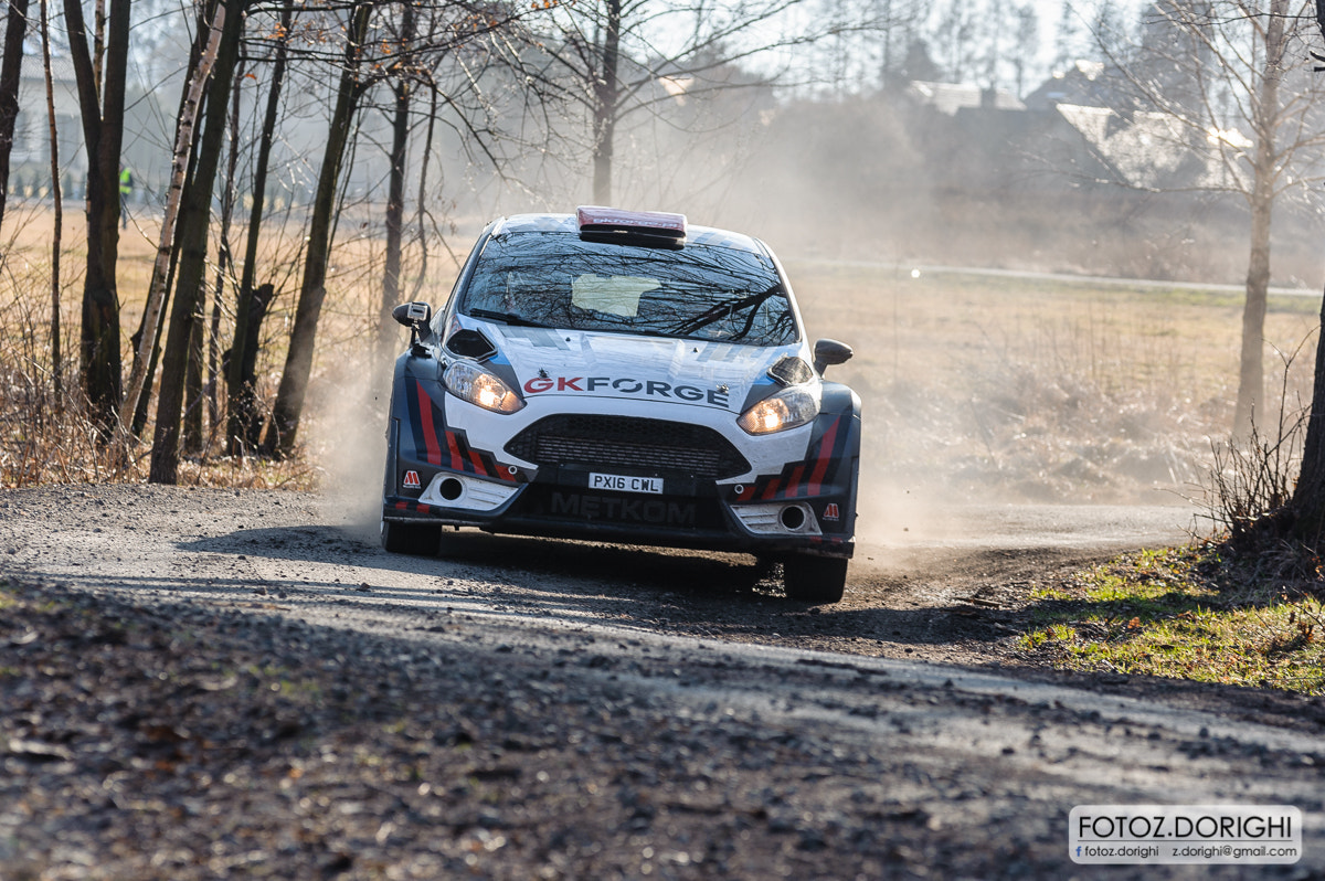 Nikon AF-Nikkor 80-200mm F2.8D ED sample photo. Rally test drive, fiesta r5 photography