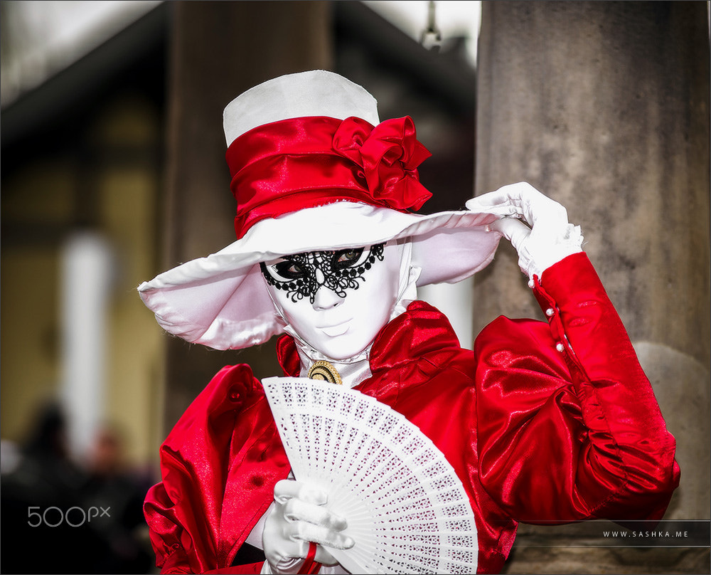Minolta AF 80-200mm F2.8 HS-APO G sample photo. Editorial, 4 march 2017: rosheim, france: venetian carnival mask photography