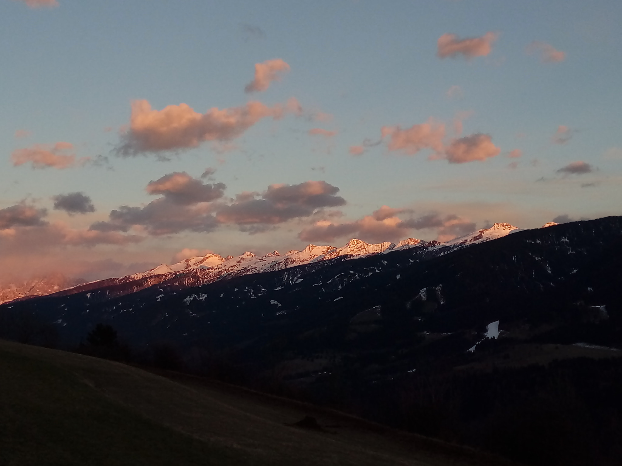 HUAWEI GR3 sample photo. The sunset on the lagorai chain photography