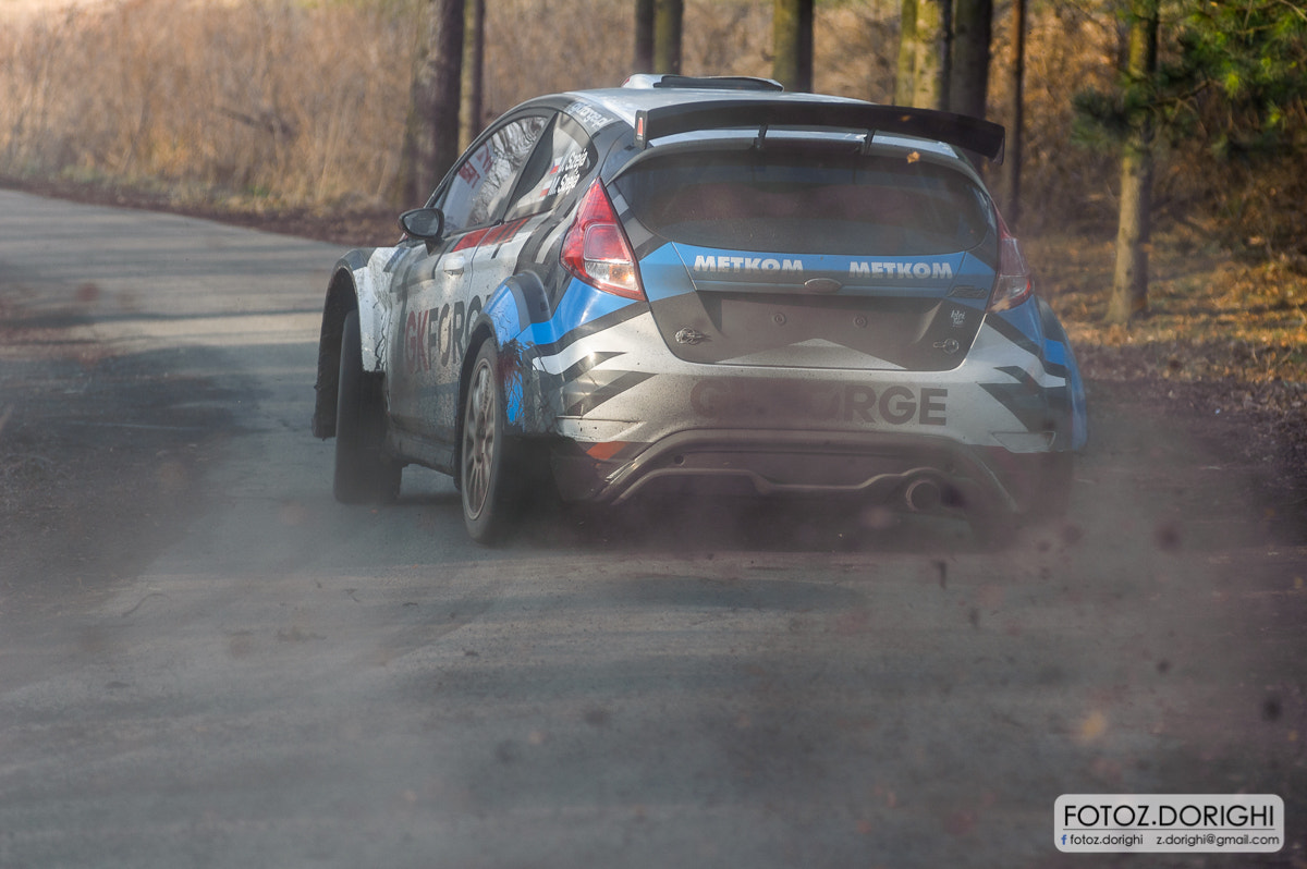 Nikon AF-Nikkor 80-200mm F2.8D ED sample photo. Rally test drive, fiesta r5 photography