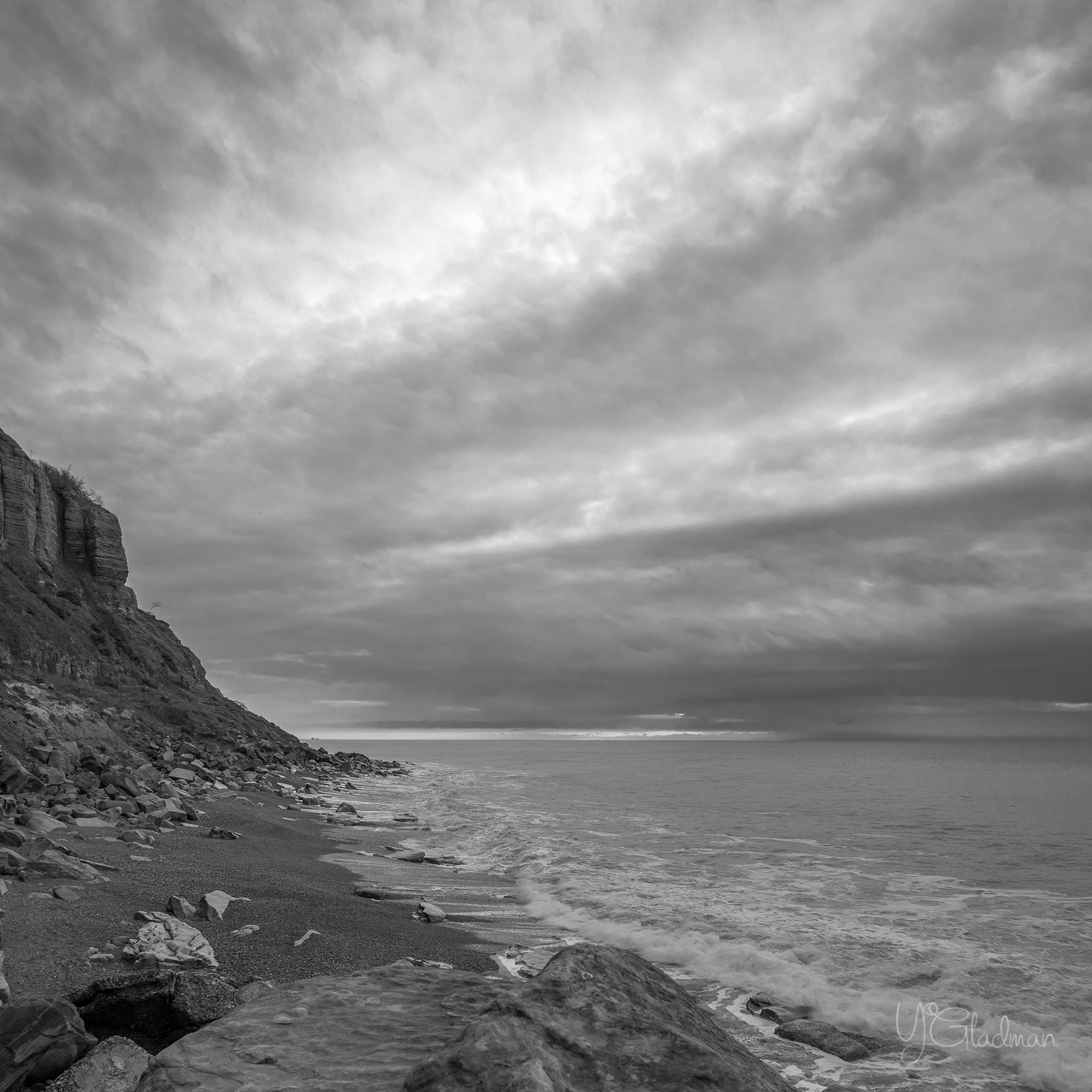 Nikon D610 + AF Nikkor 20mm f/2.8 sample photo. Black & white sunrise !! photography