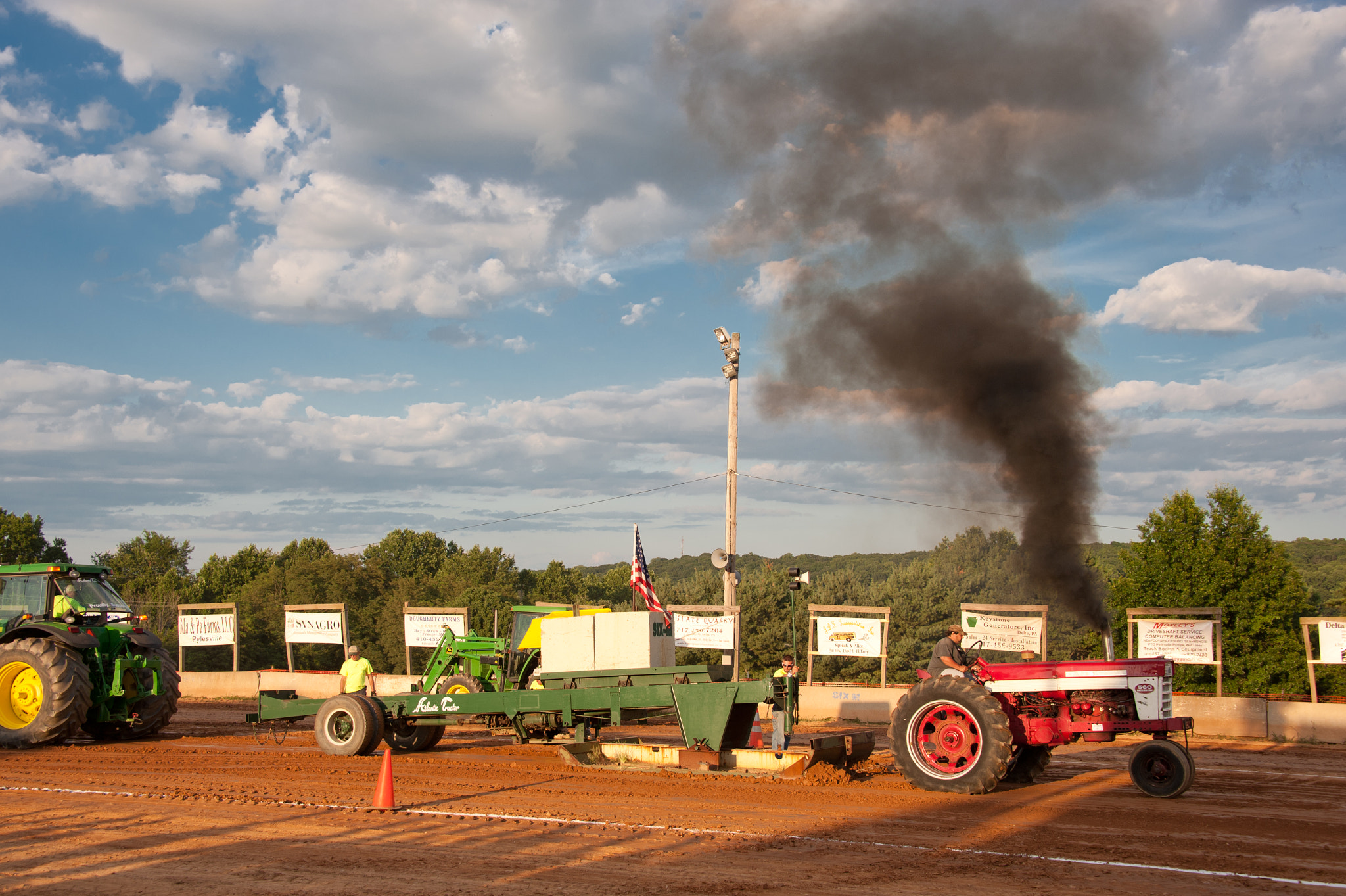 Nikon D700 sample photo. Tractor pull at the mason dixon fair photography
