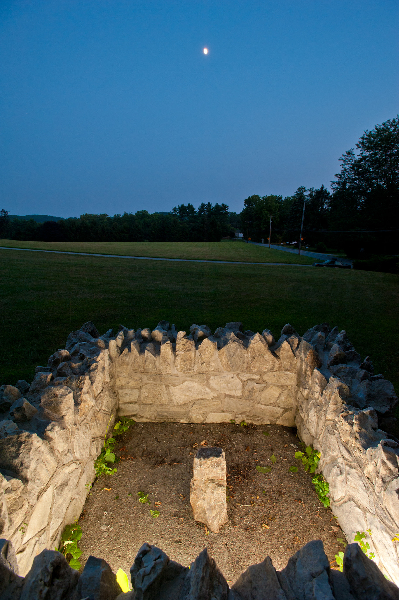 Nikon D700 + Nikon AF-S Nikkor 17-35mm F2.8D ED-IF sample photo. Mason dixon line stargazers stone, embreeville pa.  starting point where mason and dixon took... photography