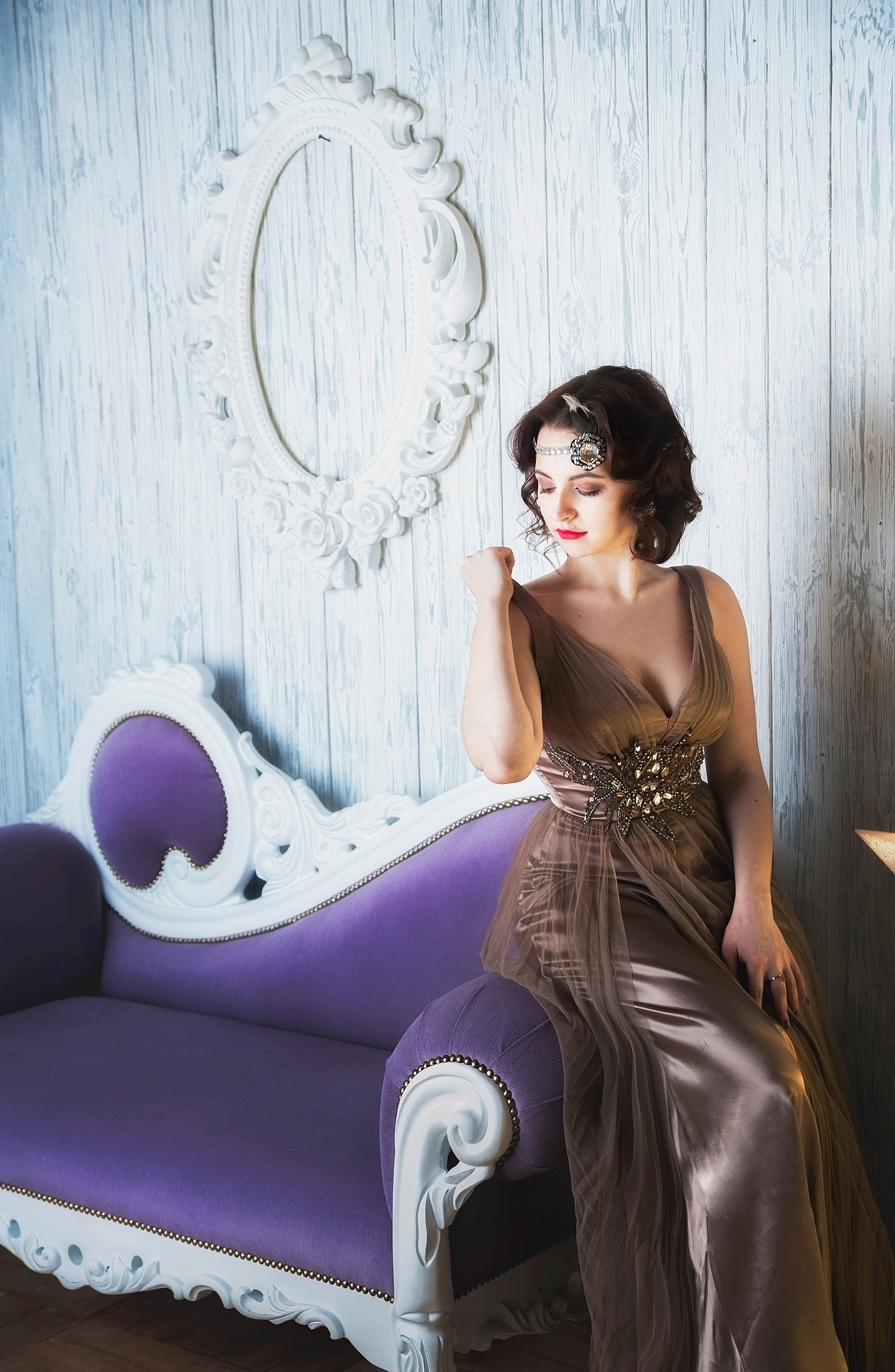 Nikon D700 sample photo. Beautiful girl in a vintage style photography