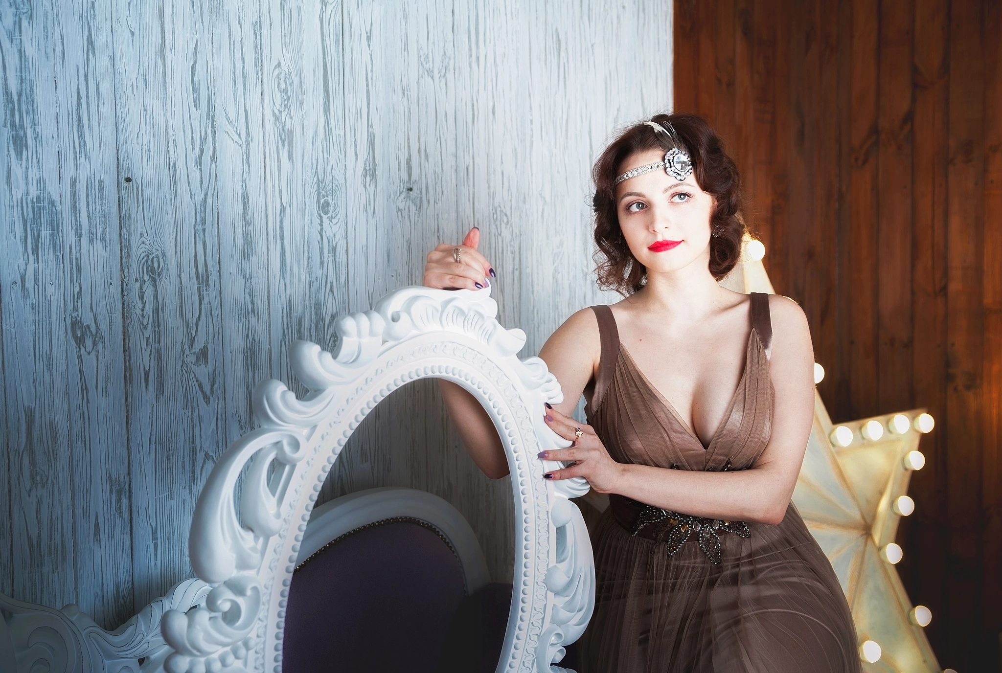 Nikon D700 sample photo. Beautiful girl in a vintage style photography