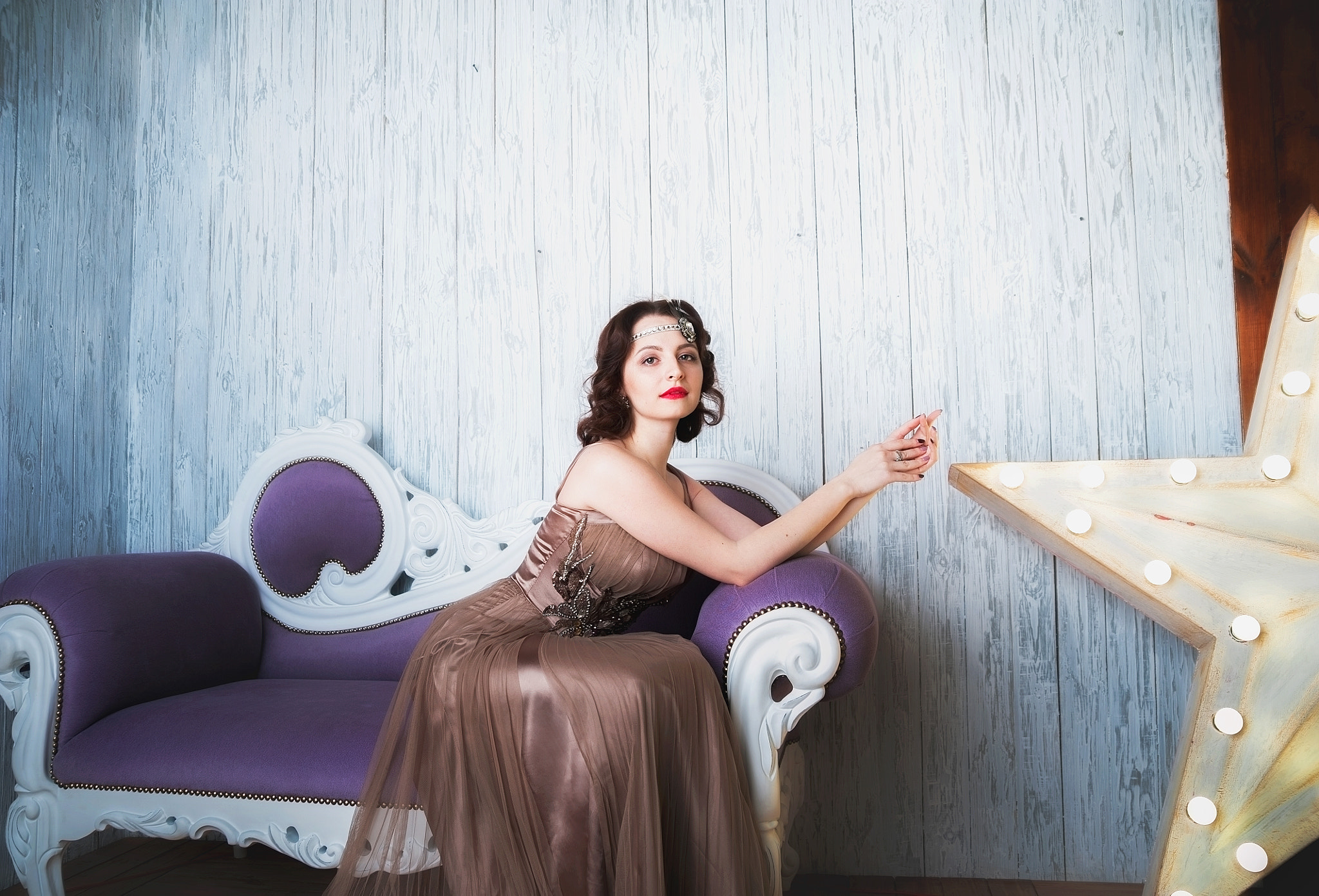 Nikon D700 sample photo. Beautiful girl in a vintage style photography