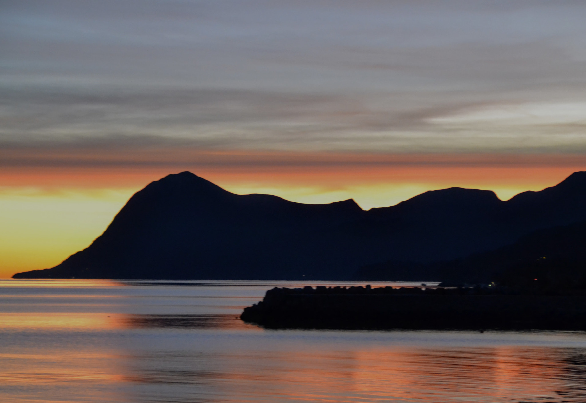 Sigma 18-250mm F3.5-6.3 DC OS HSM sample photo. Otrøya in the sunset photography