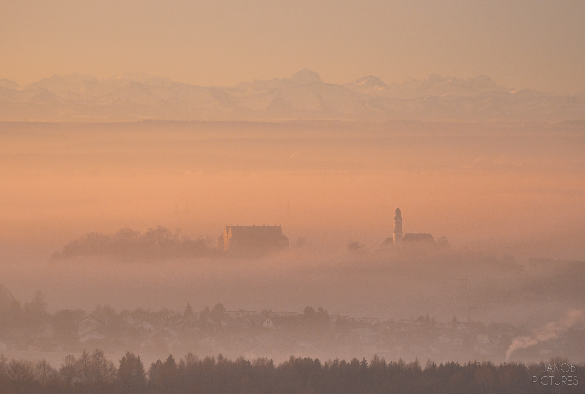 Olympus Zuiko Digital ED 70-300mm F4.0-5.6 sample photo. ~ misty morning ~ photography