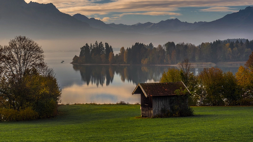 OLYMPUS M.14-150mm F4.0-5.6 II sample photo. Sunrise in bavaria #2 photography