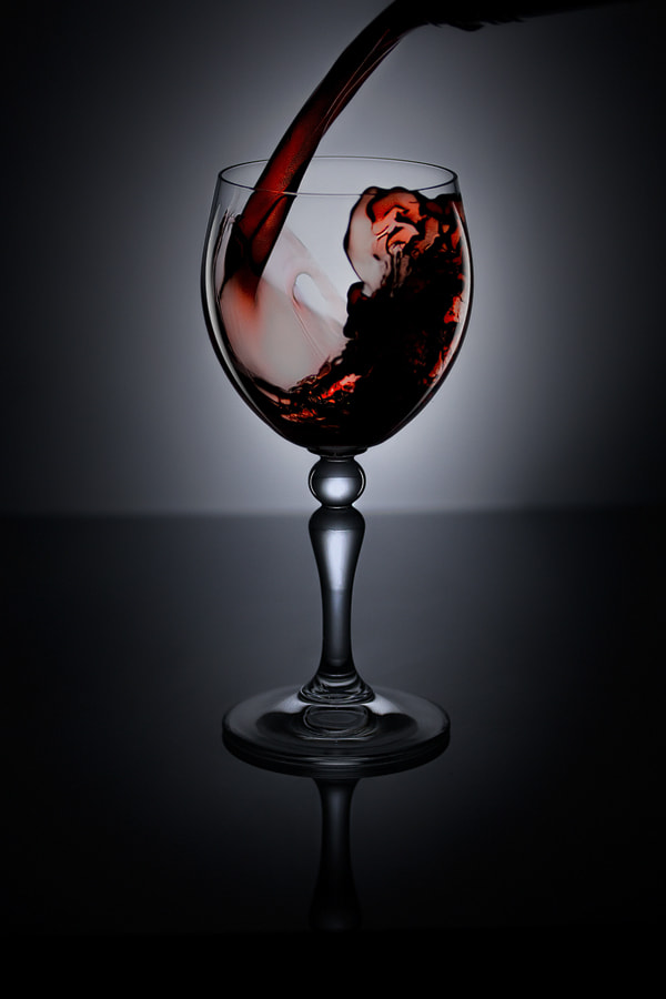 Canon EOS 70D sample photo. Glass of red wine photography