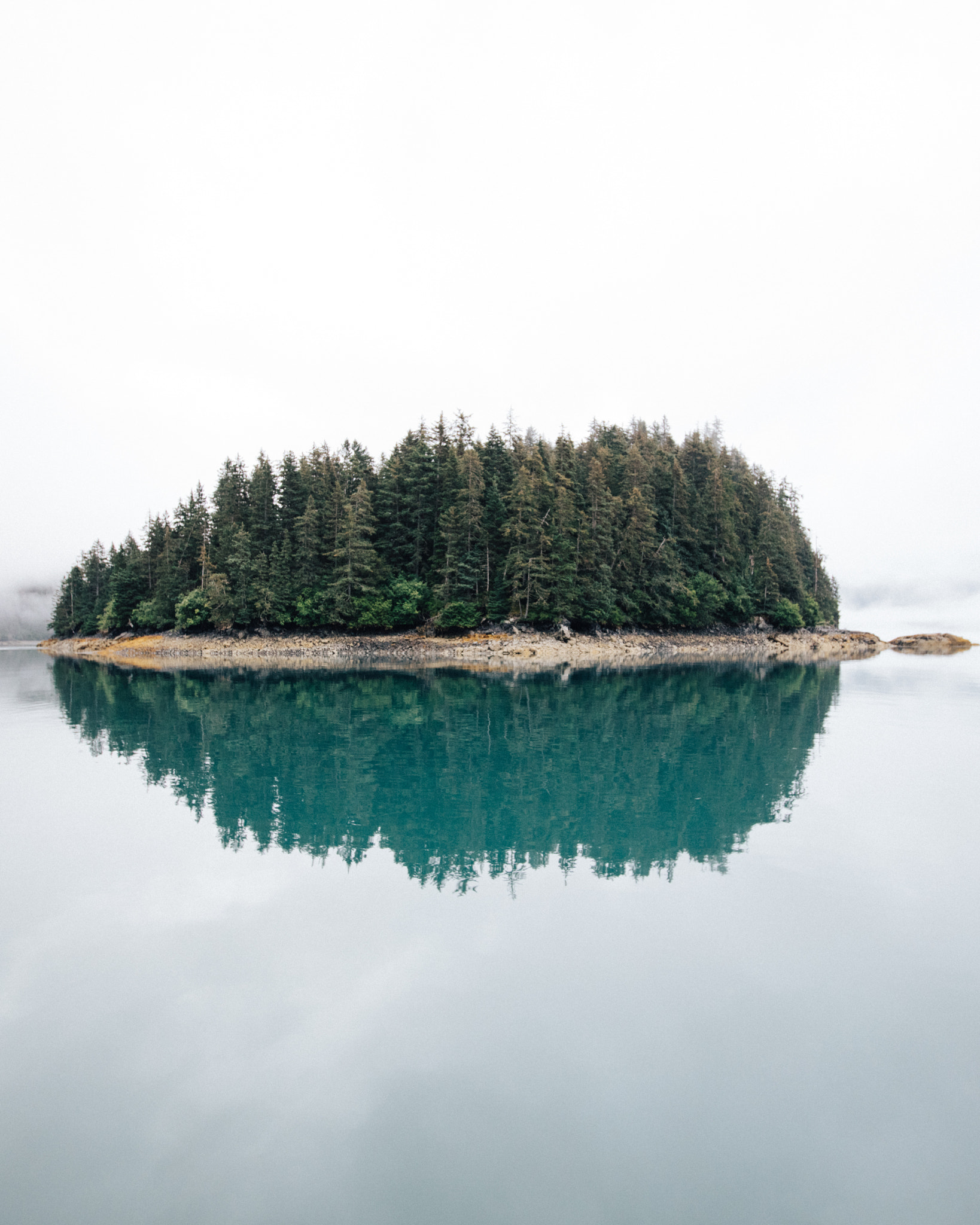 Canon EF 16-35mm F2.8L II USM sample photo. An island in the fog. we found it uninhabited and  ... photography
