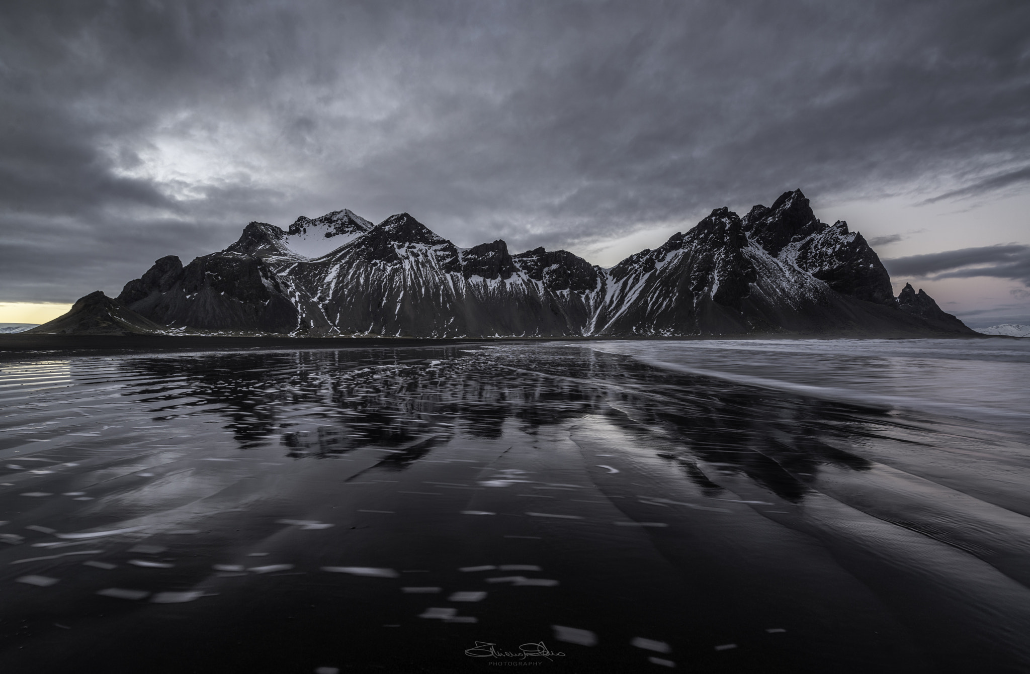Nikon AF-S Nikkor 14-24mm F2.8G ED sample photo. Winter on vestrahorn photography