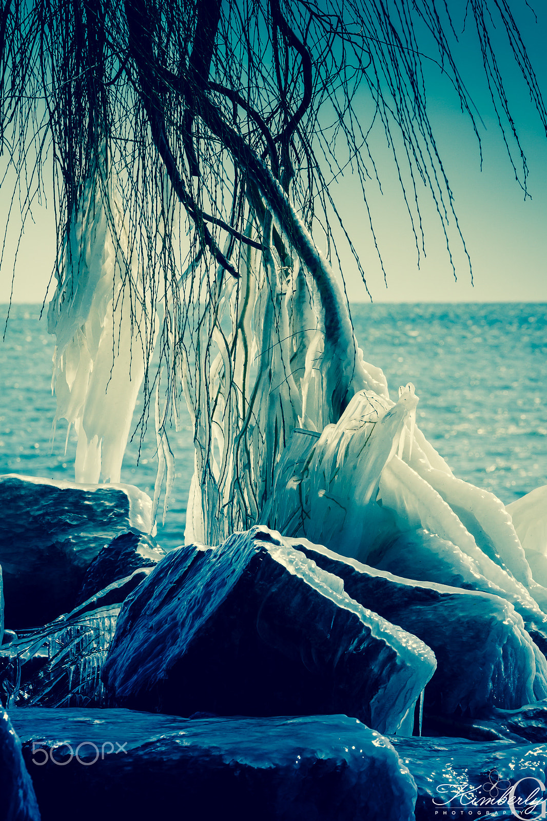 Sigma 70-200mm F2.8 EX DG OS HSM sample photo. Frozen ice building up photography