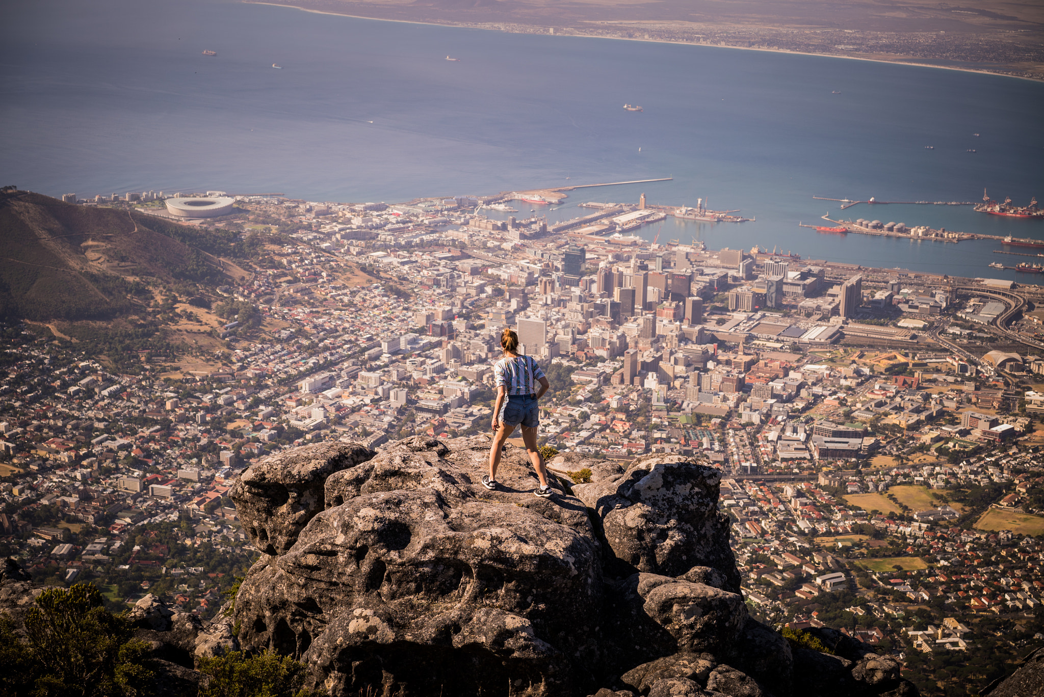 Sony a7S + Sony Sonnar T* FE 55mm F1.8 ZA sample photo. View over cape town photography