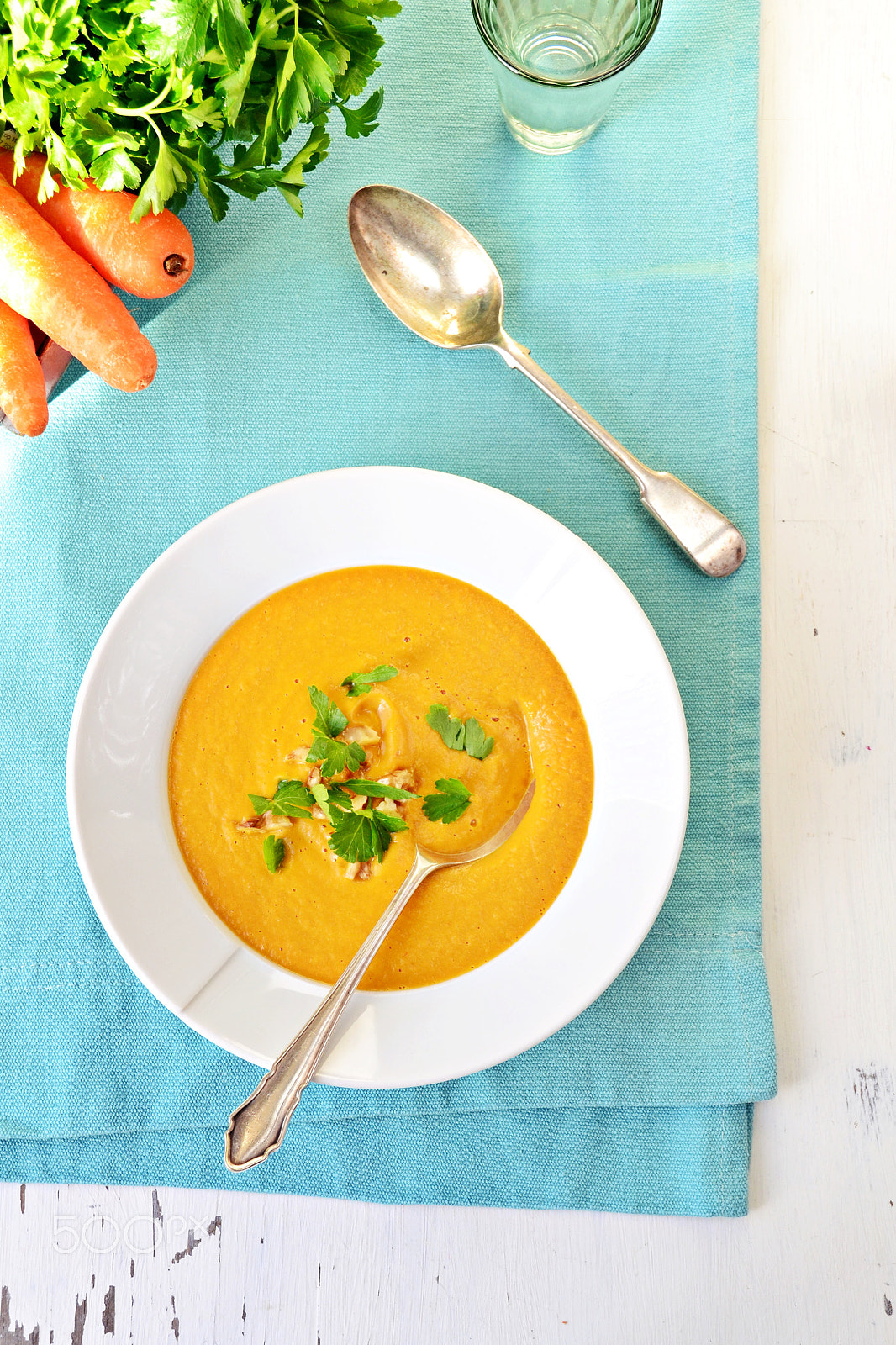 Nikon D3100 + Sigma 18-200mm F3.5-6.3 II DC OS HSM sample photo. Carrot and coconut soup photography