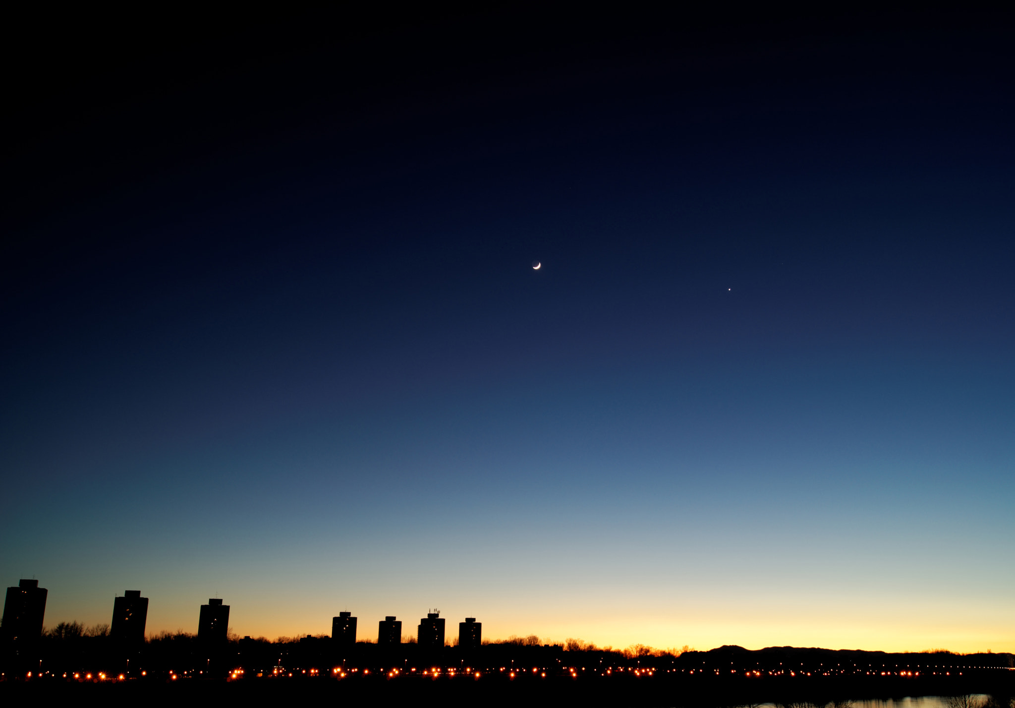 Sony Alpha DSLR-A230 sample photo. Moon and jupiter photography