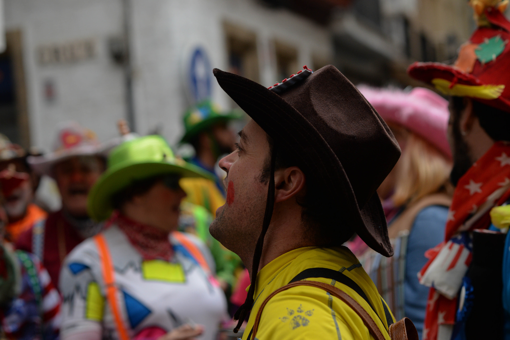 AF Nikkor 85mm f/1.8 sample photo. Carnaval de cadiz photography