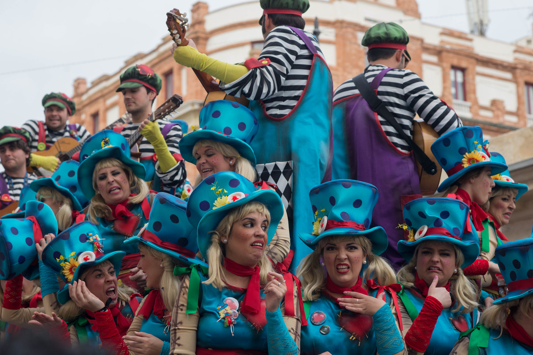 Nikon D610 + AF Nikkor 85mm f/1.8 sample photo. Carnaval de cadiz photography