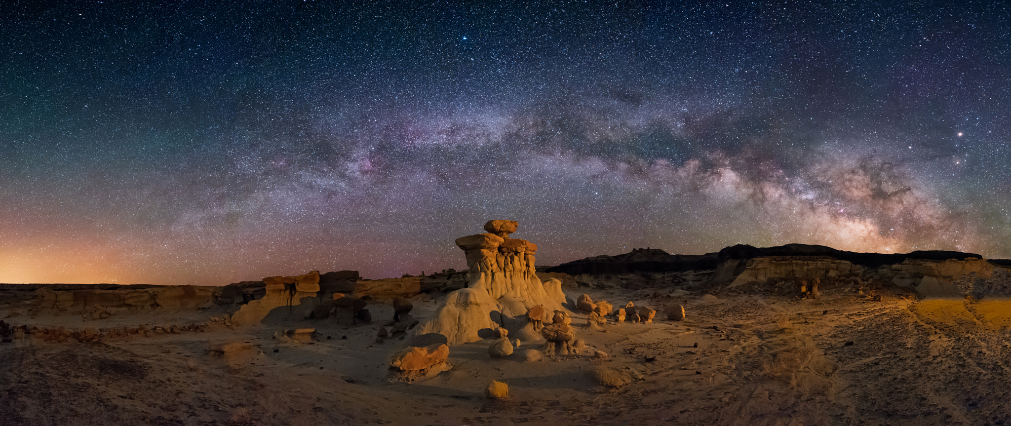 Nikon D810A sample photo. Valley of dreams panorama photography