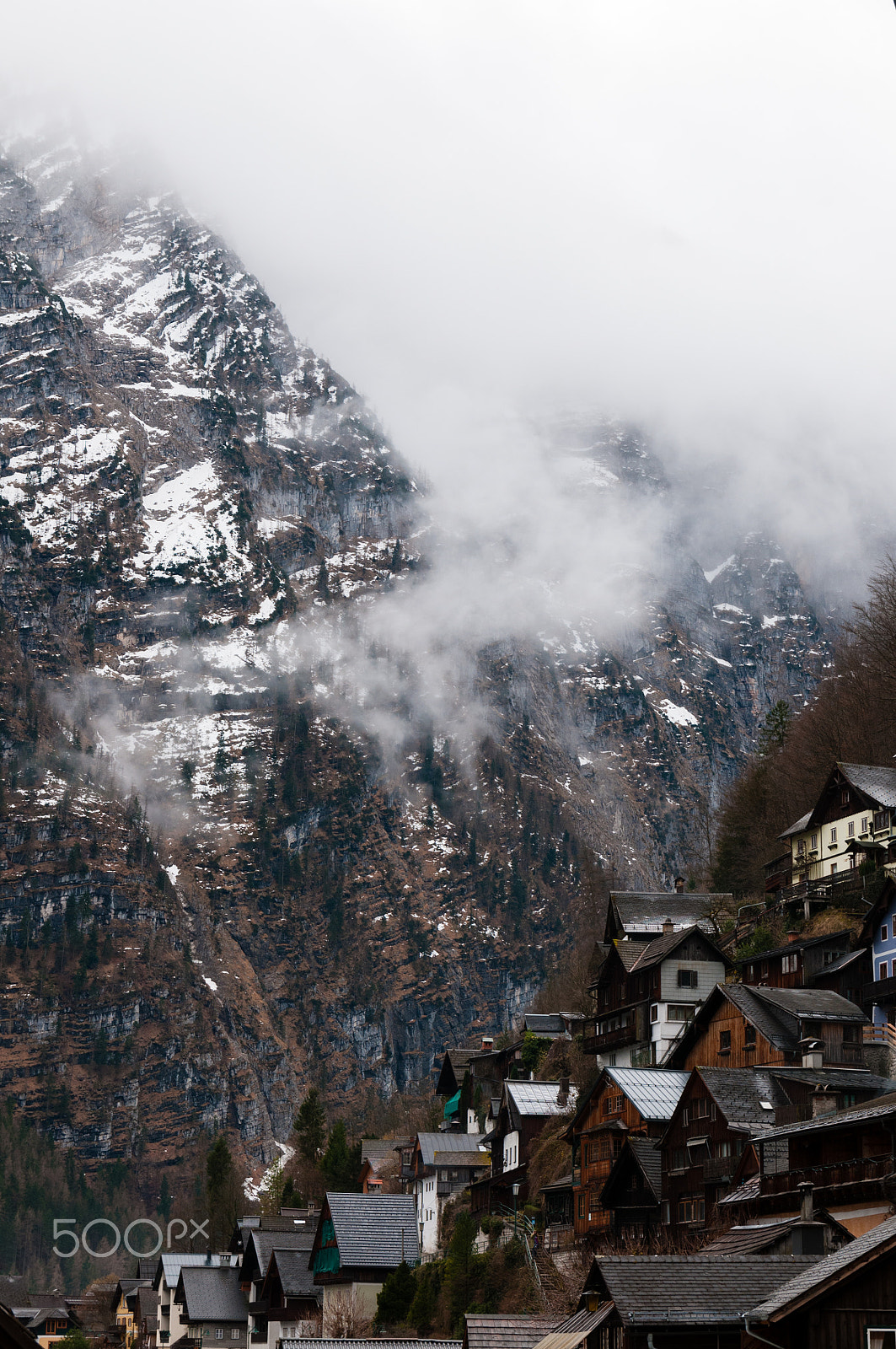 Sigma 17-50mm F2.8 EX DC OS HSM sample photo. Hallstatt in winter photography