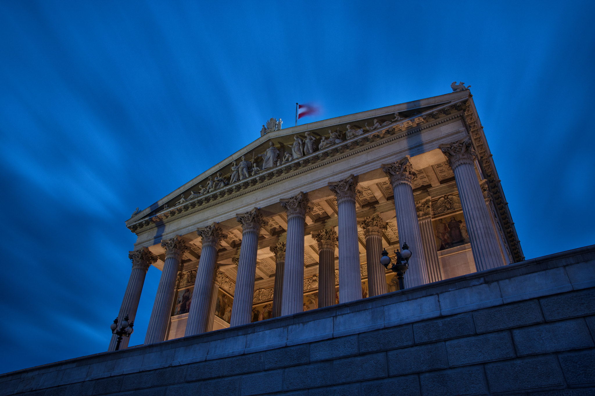 Sigma 17-50mm F2.8 EX DC OS HSM sample photo. Austrian parliament building photography