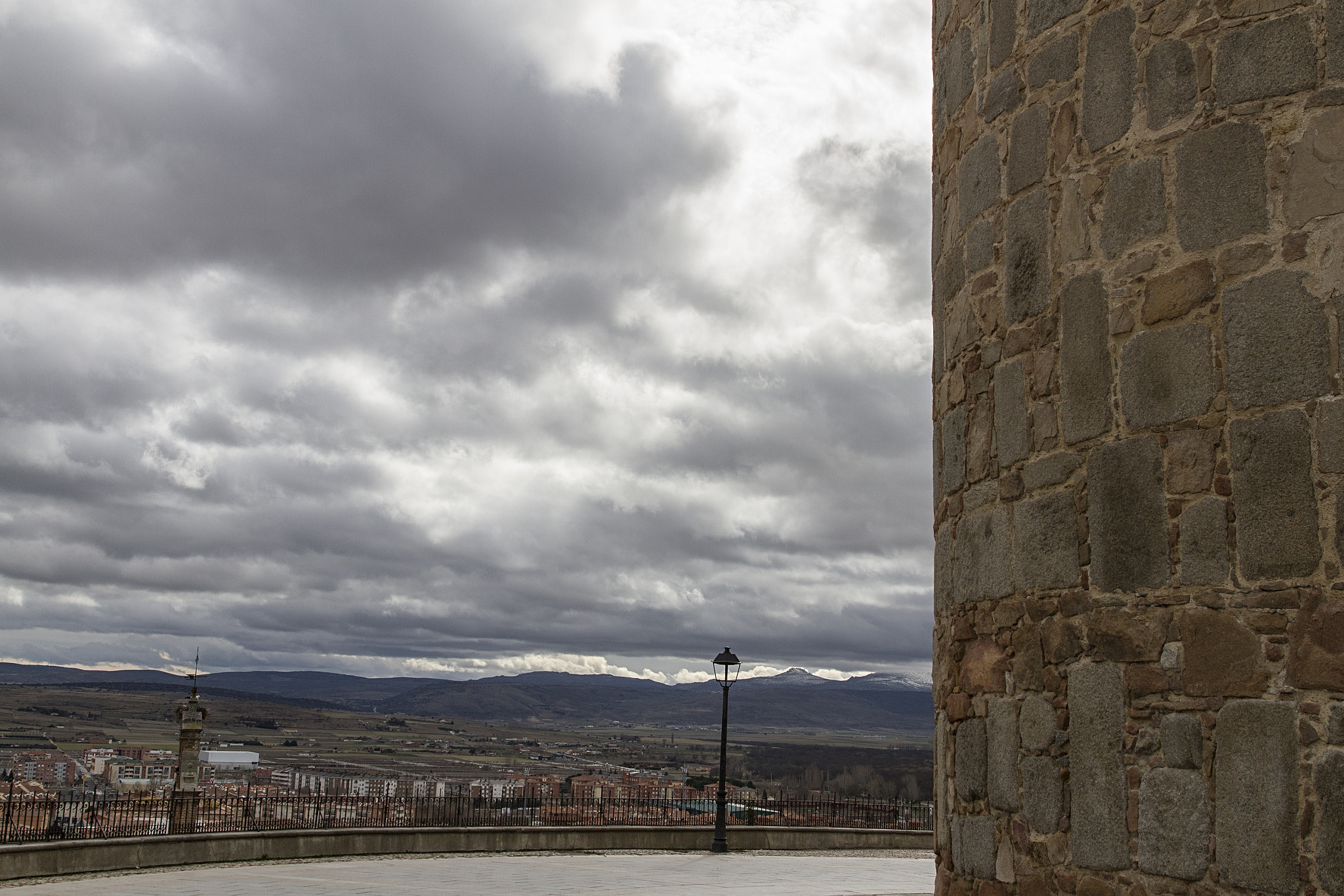 Canon EF 24-70mm F2.8L II USM sample photo. Avila, paisaje y muralla. photography
