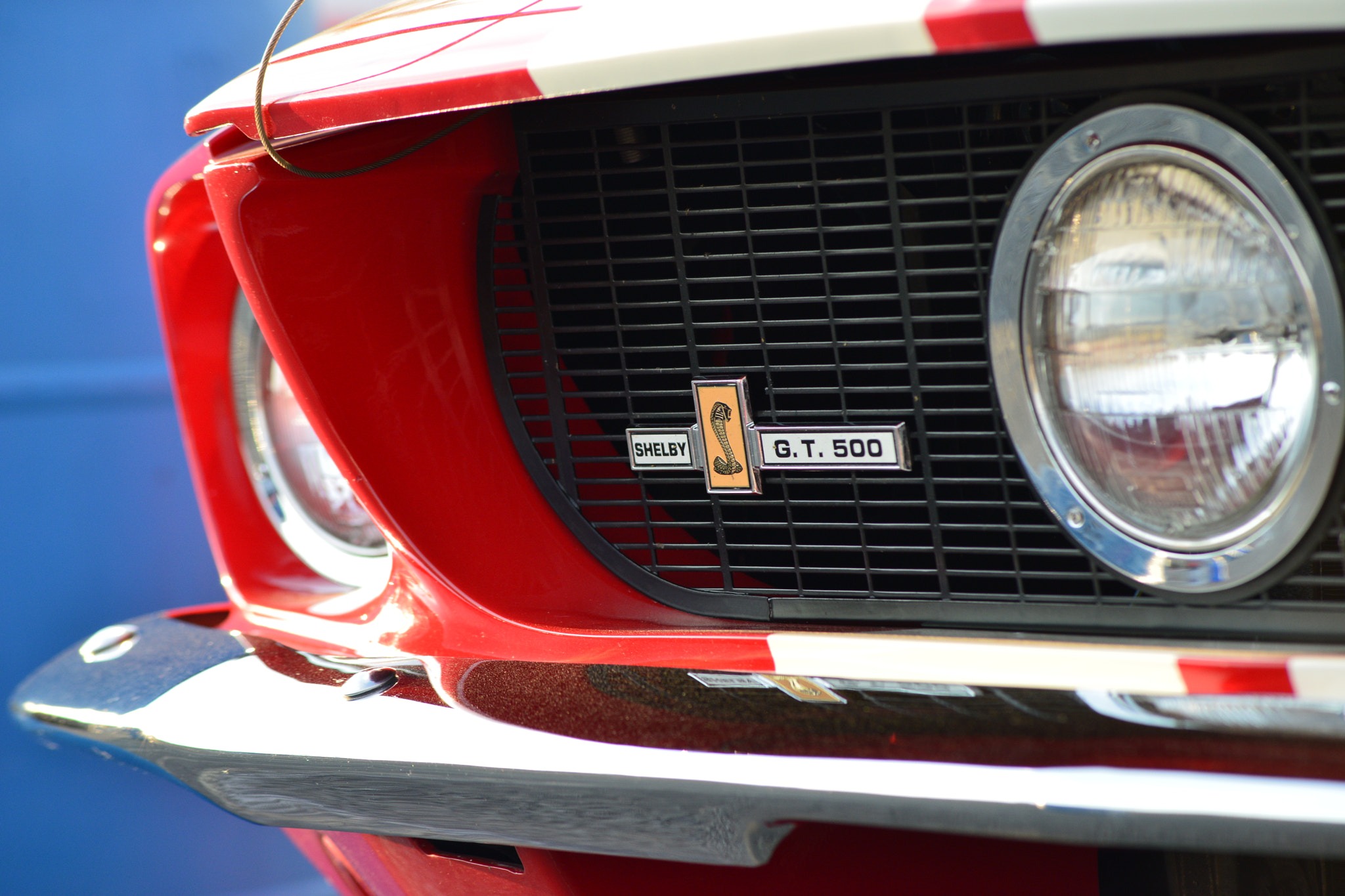 Nikon AF Nikkor 70-300mm F4-5.6G sample photo. Shelby gt500 headlights photography