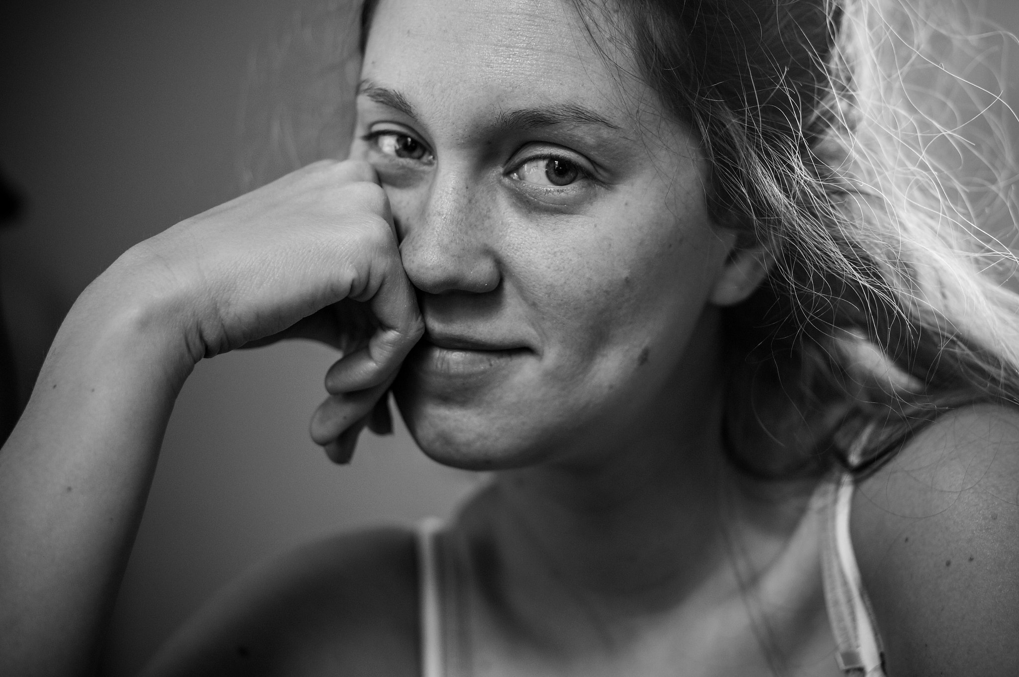 Sony Alpha NEX-3N + E 50mm F1.8 OSS sample photo. Self portrait: new mom photography