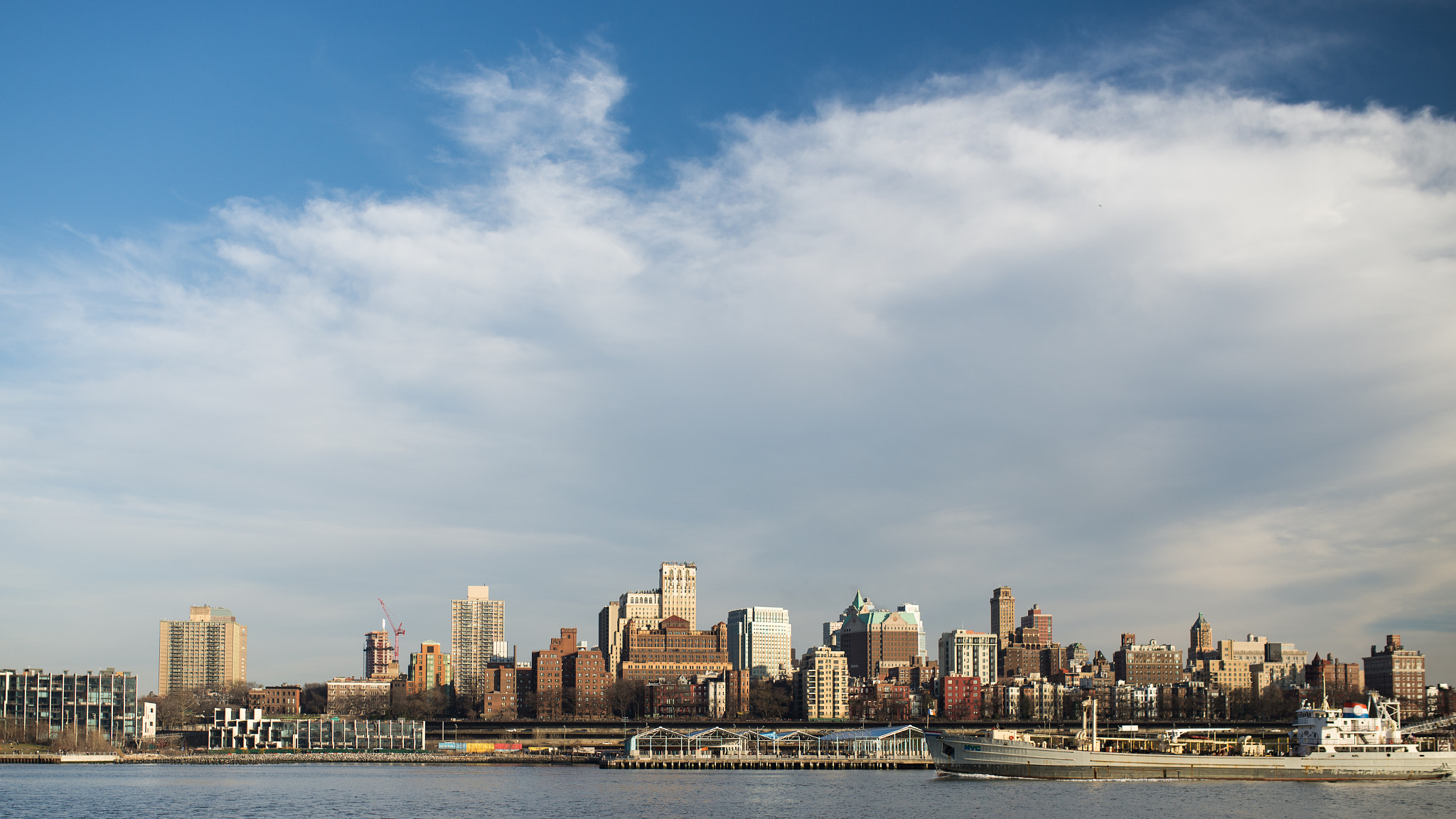 Nikon D600 + Sigma 35mm F1.4 DG HSM Art sample photo. Brooklyn city scape from hudson photography