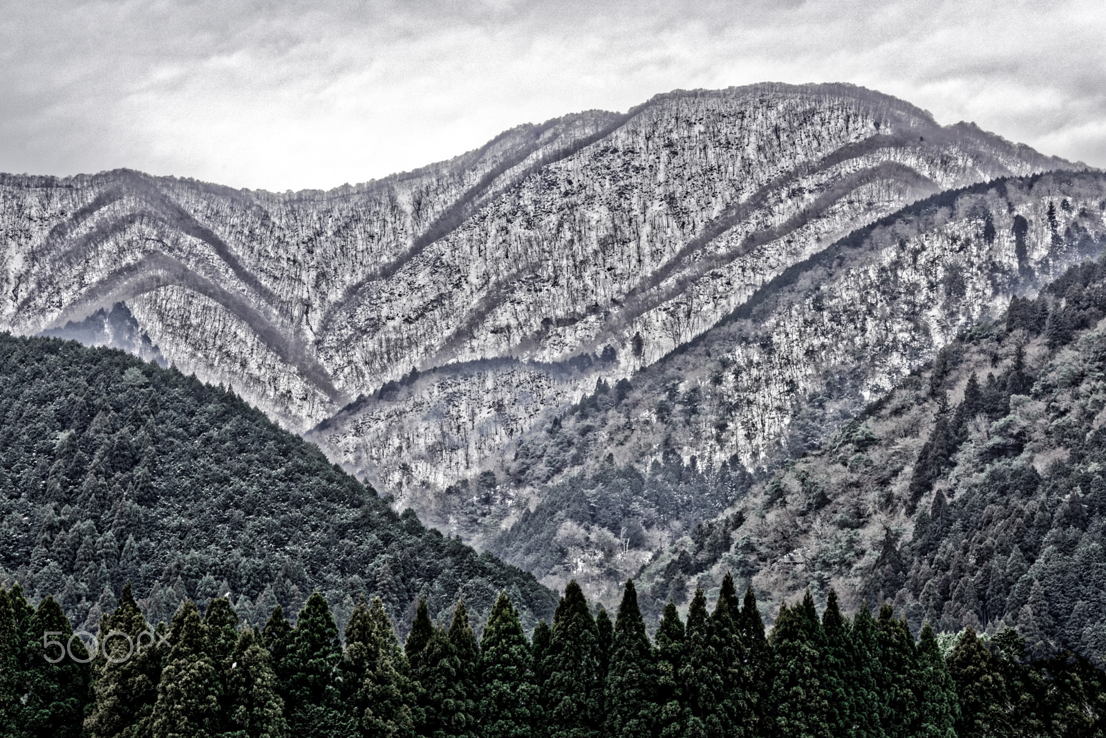 Nikon D810 sample photo. Snowy mountains photography