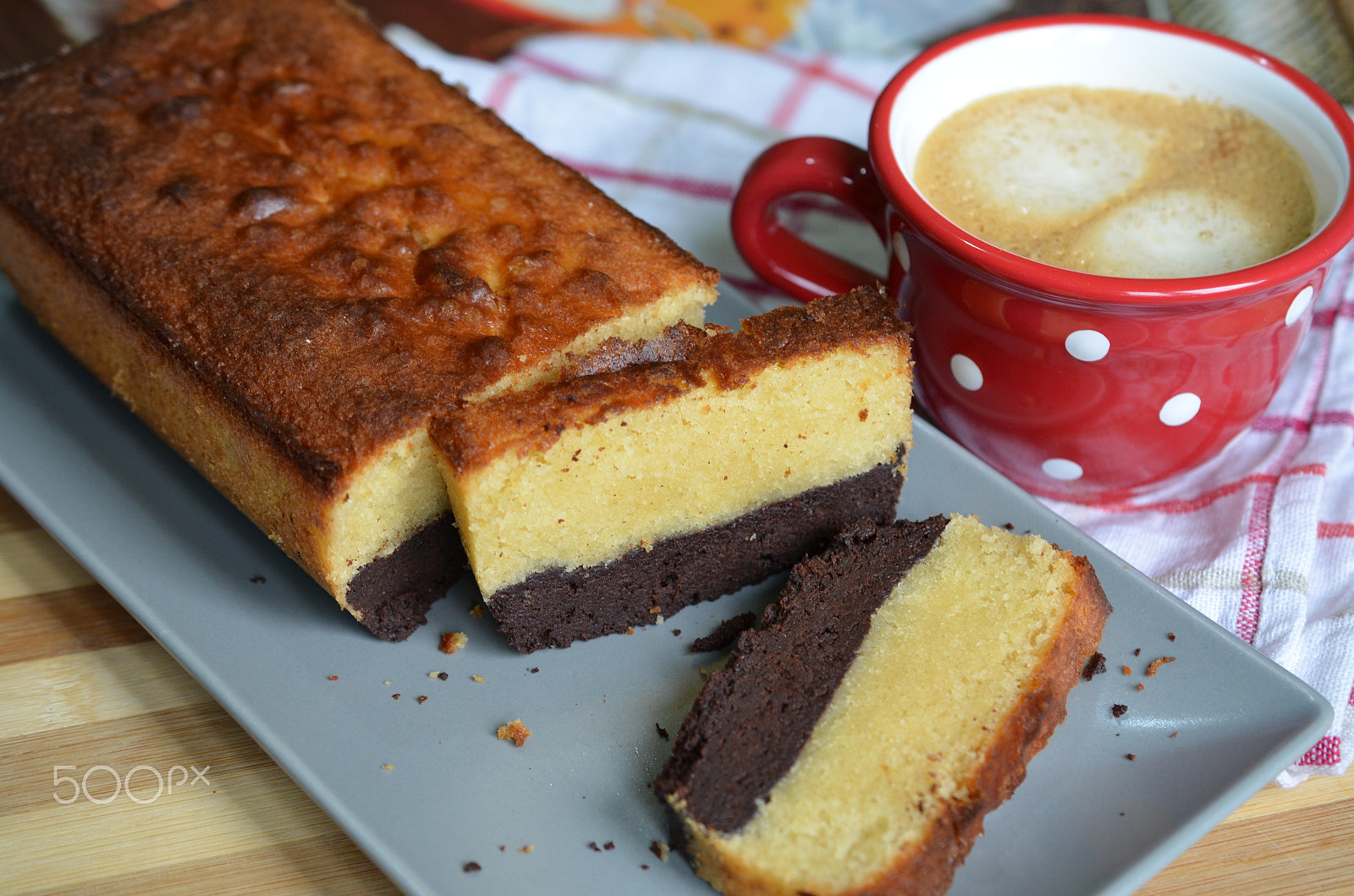 Nikon D5100 sample photo. Brownie butter cake photography
