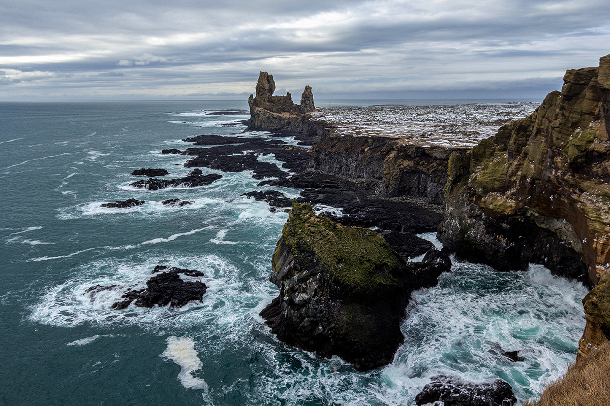 Canon EOS 60D sample photo. Londrangar cliffs photography