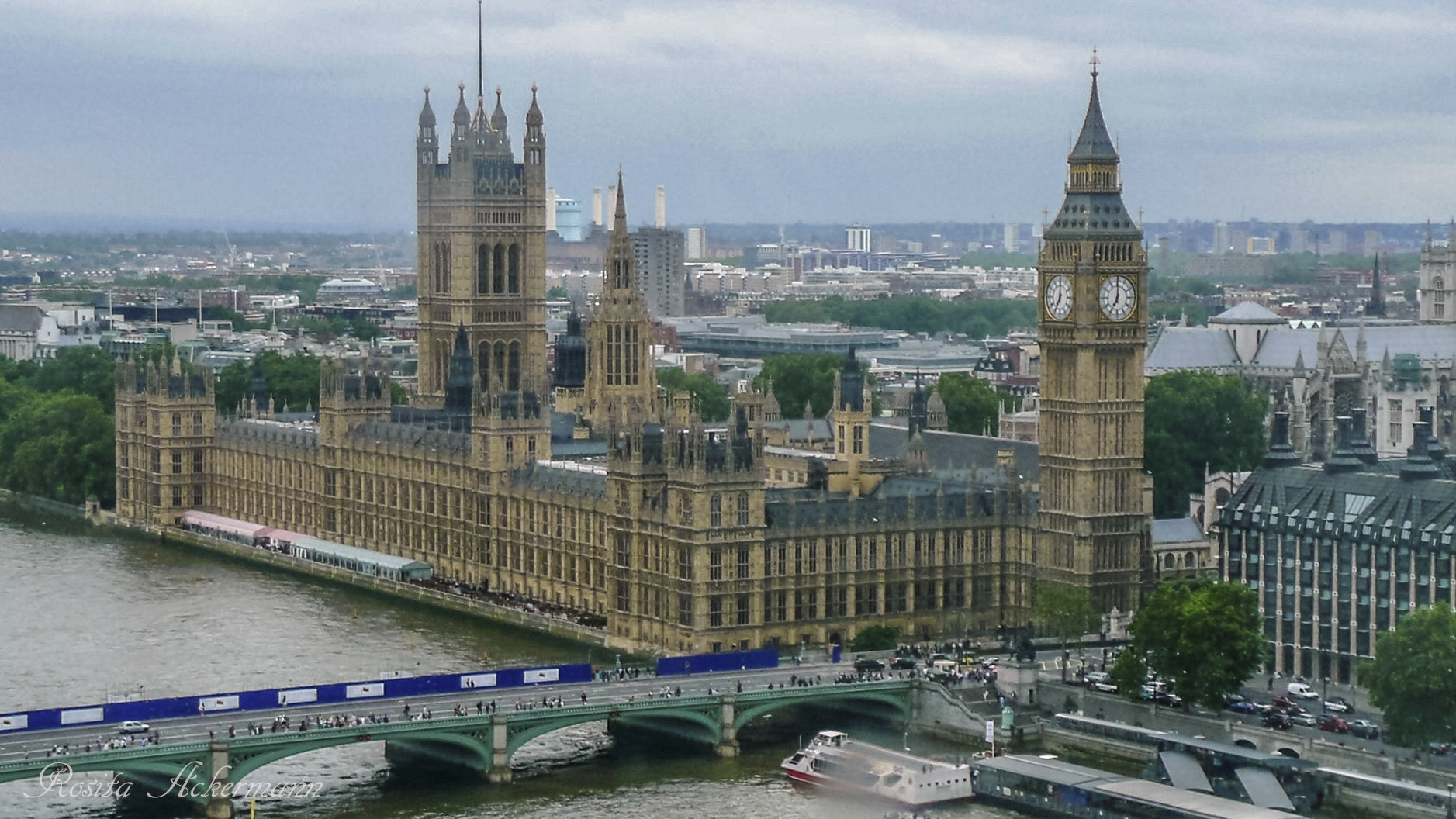 Panasonic DMC-TZ2 sample photo. View of london from london eye photography