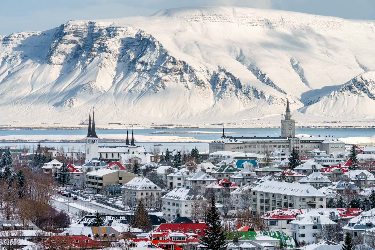 Sony a7 II + Canon EF 70-200mm F4L IS USM sample photo. Reykjavik photography