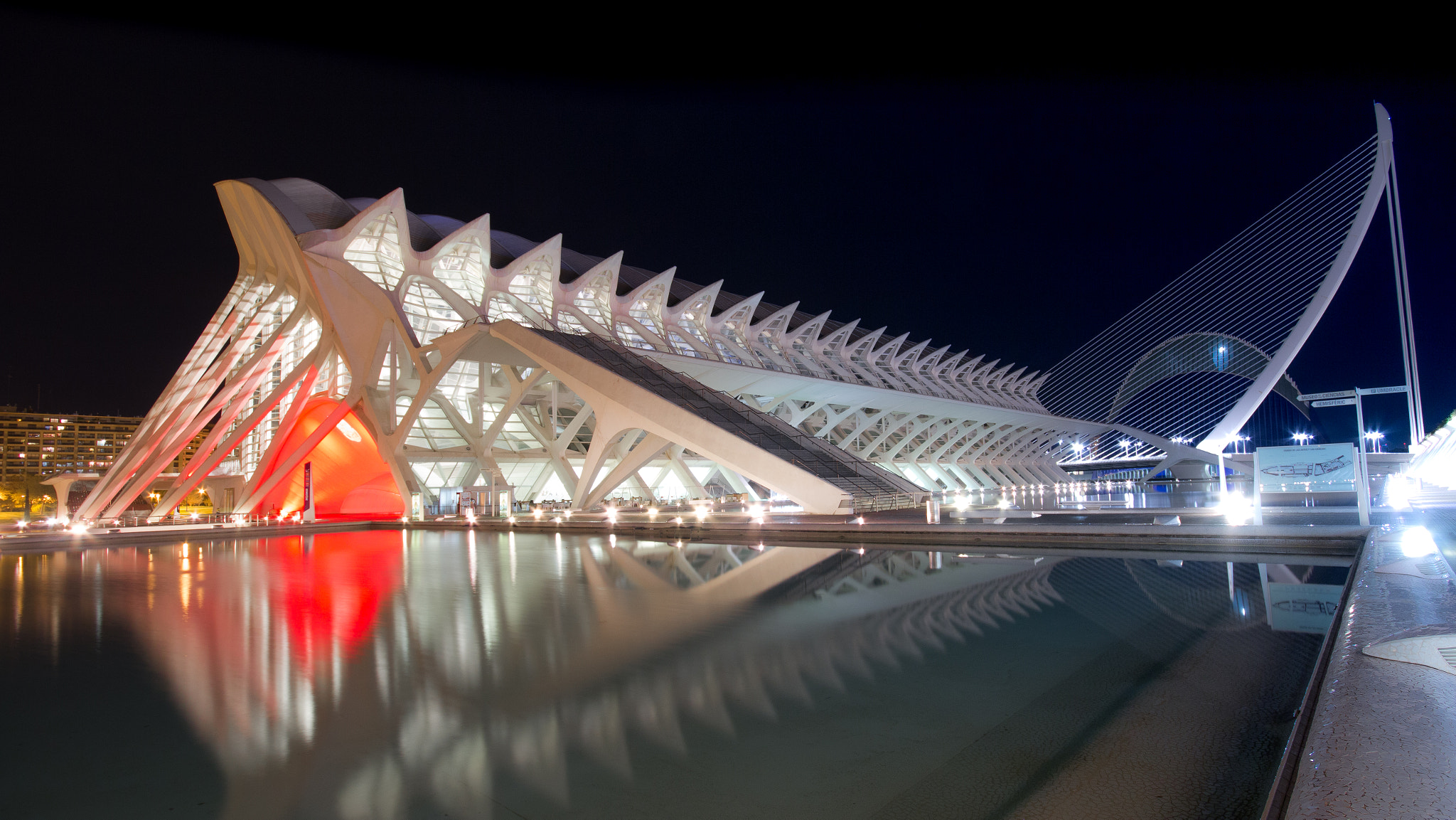 Canon EOS 70D + Sigma 10-20mm F4-5.6 EX DC HSM sample photo. Ciudad artes y las ciencias photography