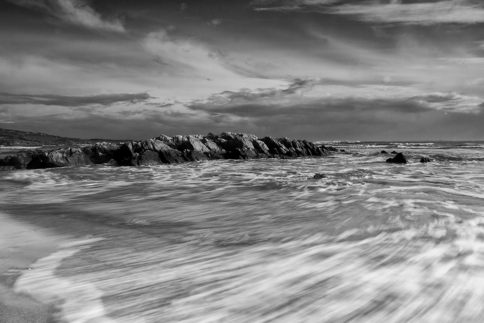 Canon EOS 7D + Sigma 17-70mm F2.8-4 DC Macro OS HSM | C sample photo. A slow exposure of the wild atlantic way photography
