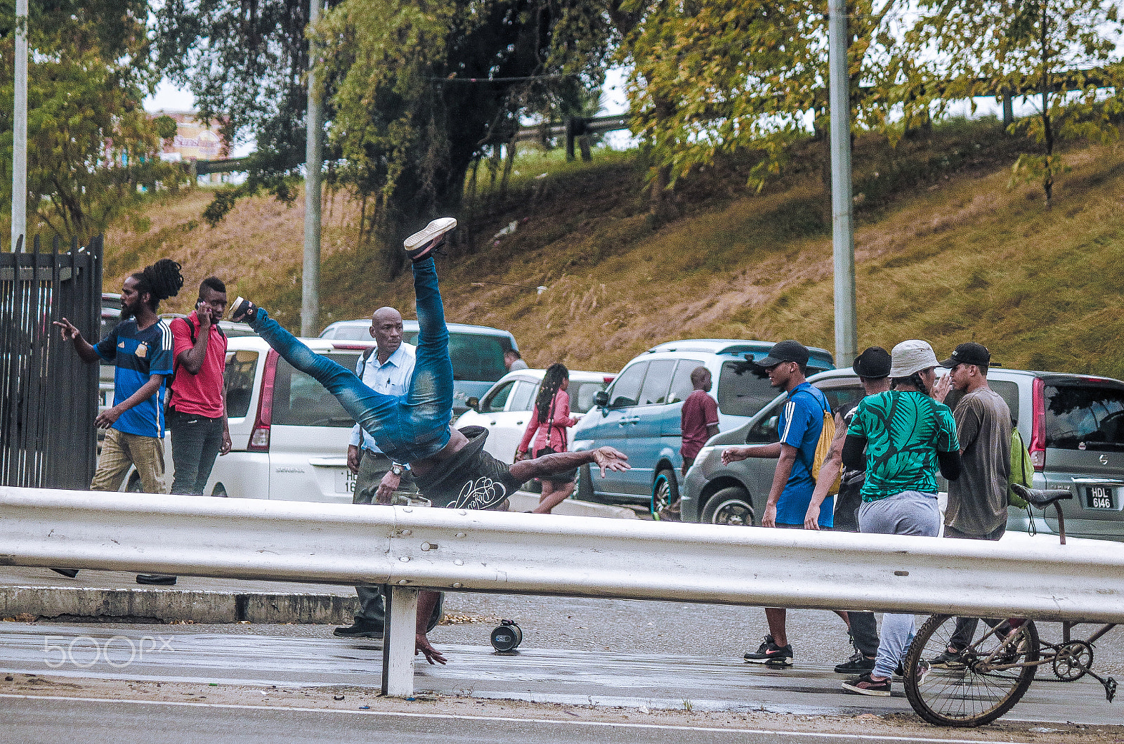 Canon EF-S 55-250mm F4-5.6 IS sample photo. Street dancing in trinidad and tobago photography