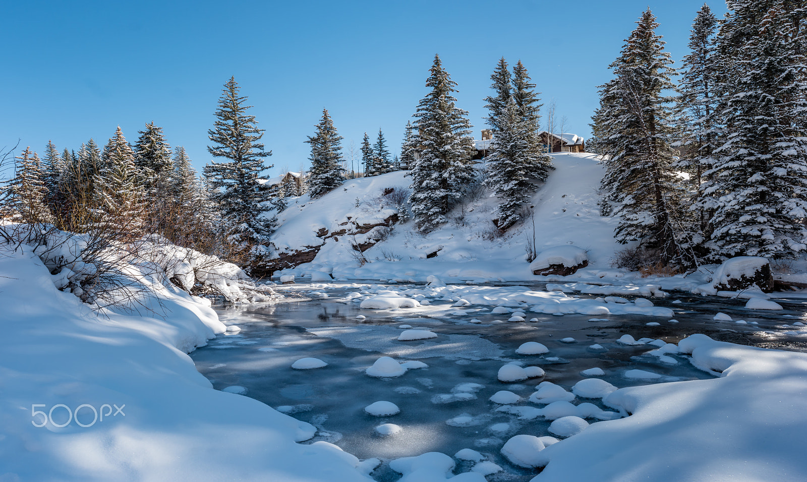 Samsung NX1 sample photo. Creek at vail,co photography