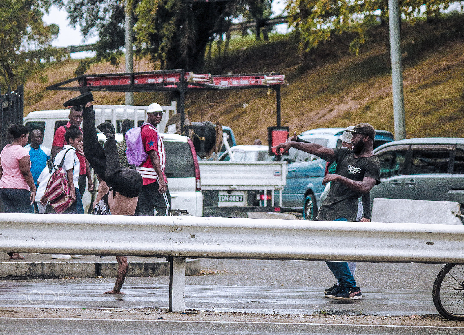 Canon EF-S 55-250mm F4-5.6 IS sample photo. Street dancing in trinidad and tobago photography