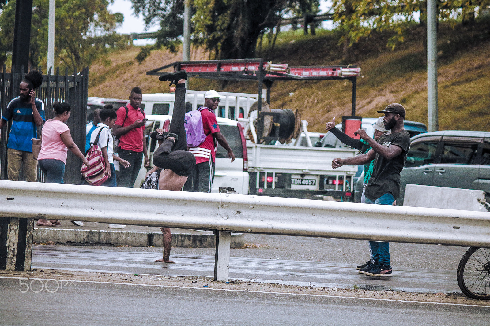 Canon EF-S 55-250mm F4-5.6 IS sample photo. Street dancing in trinidad and tobago photography