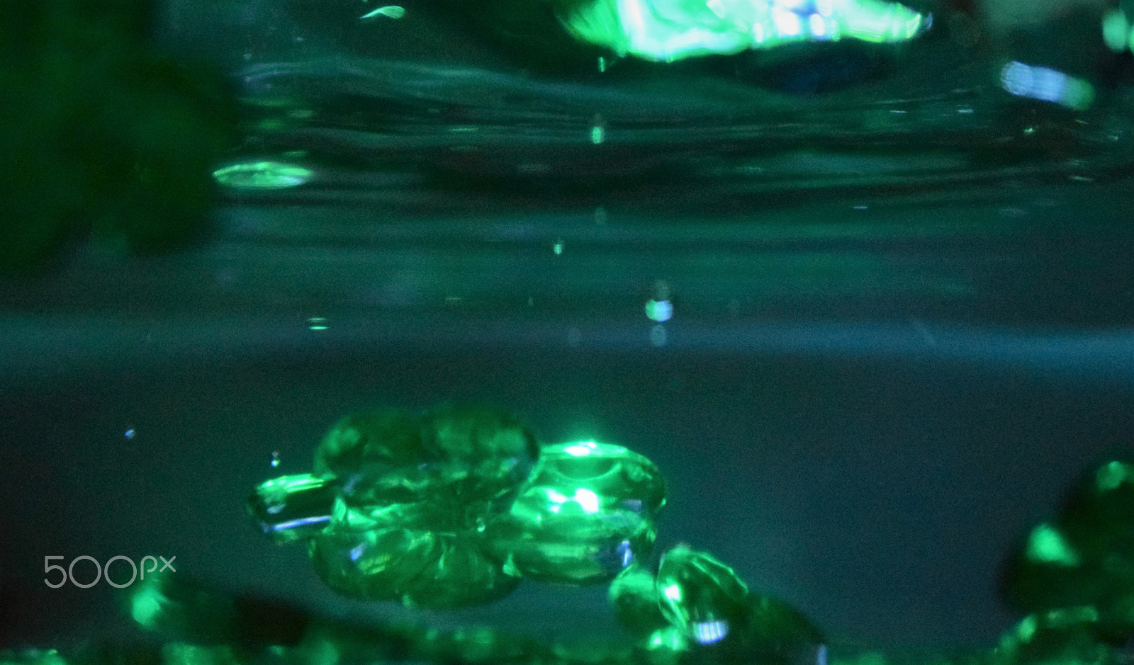 Nikon AF-S DX Micro Nikkor 40mm F2.8 sample photo. Shamrocks and water and light photography
