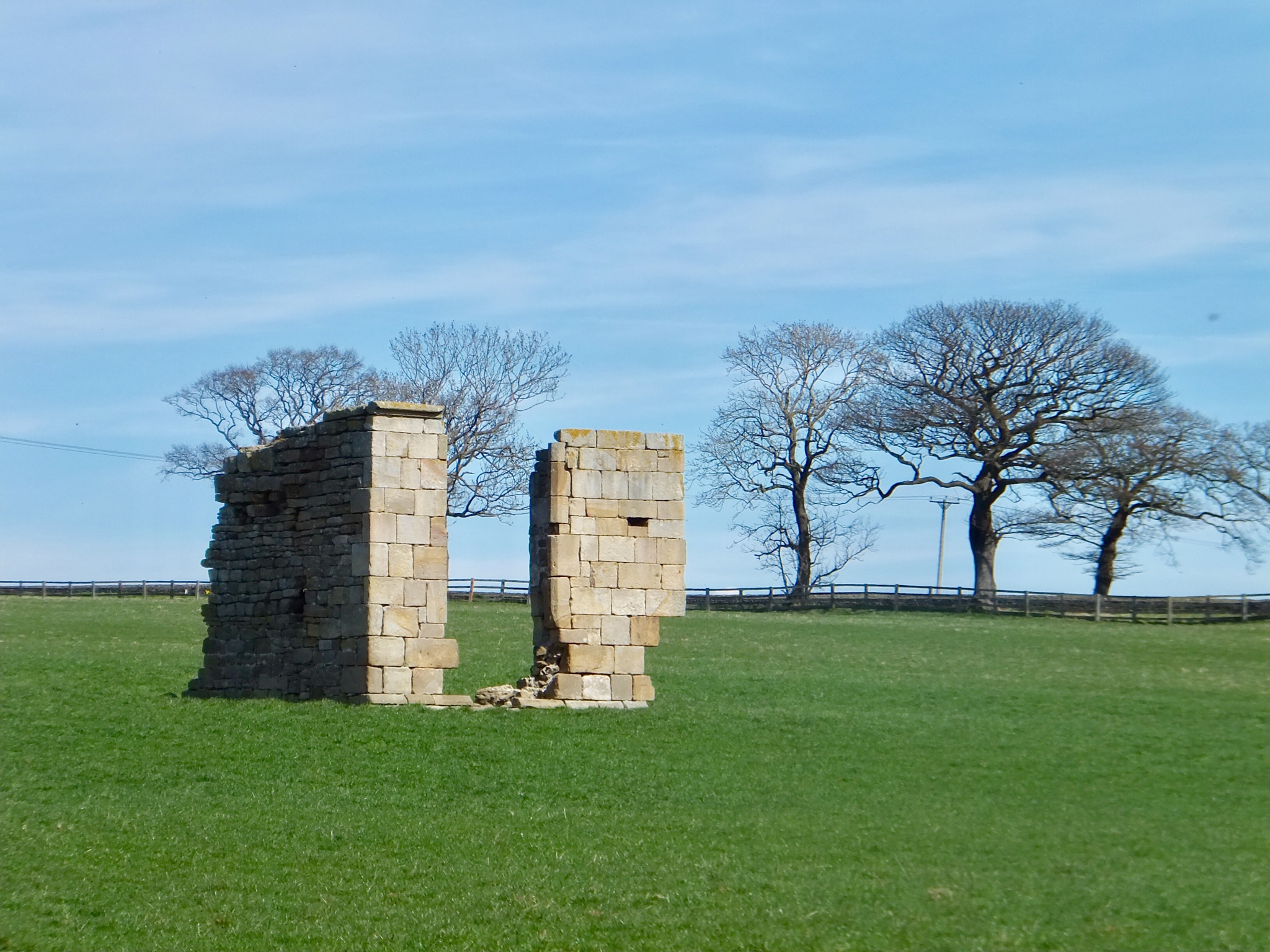 Fujifilm FinePix F660EXR sample photo. This is all that remains of clint hall near birstwith in north yorkshire, uk photography