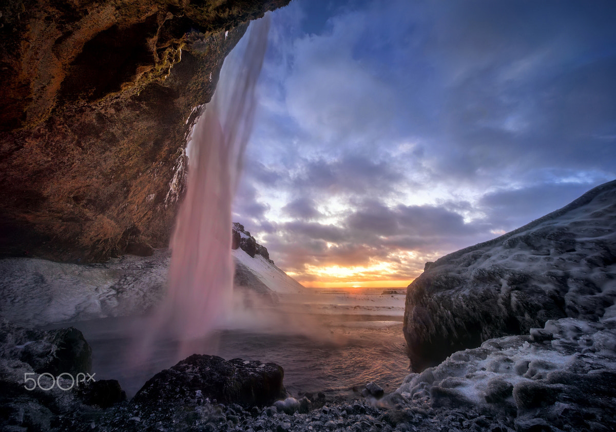 Voigtlander HELIAR-HYPER WIDE 10mm F5.6 sample photo. Seljalandsfoss photography