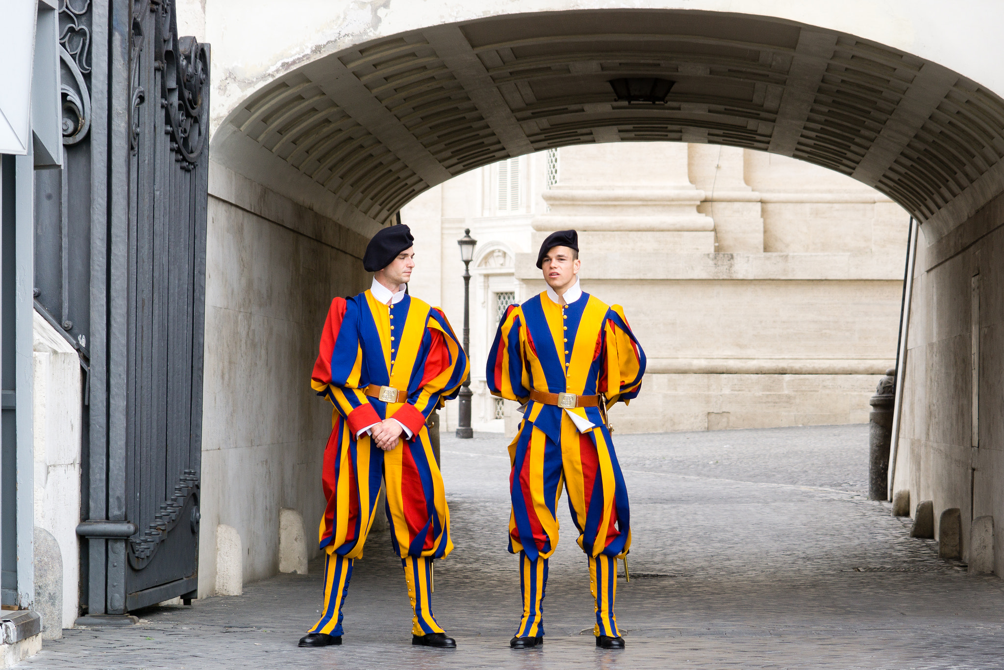 Sony a6000 + Sony FE 24-240mm F3.5-6.3 OSS sample photo. Swiss guard.jpg photography